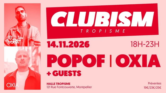 Clubism - Popof & Oxia - 14.11.2026 Cover