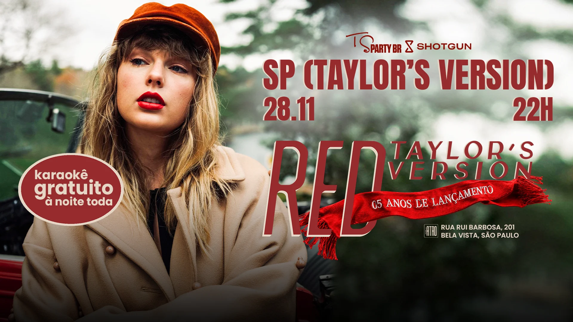 Sp (Taylor's Version): 5 Anos Red (Tv) Cover