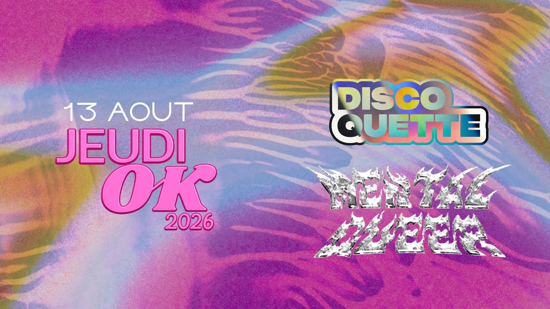 Jeudi Ok : Discoquette + Mental Queer Cover