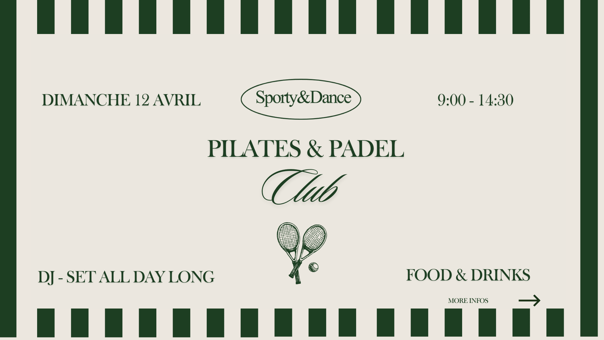 Padel / Pilates / Run Sporty&Dance - Rooftop Polygone Cover