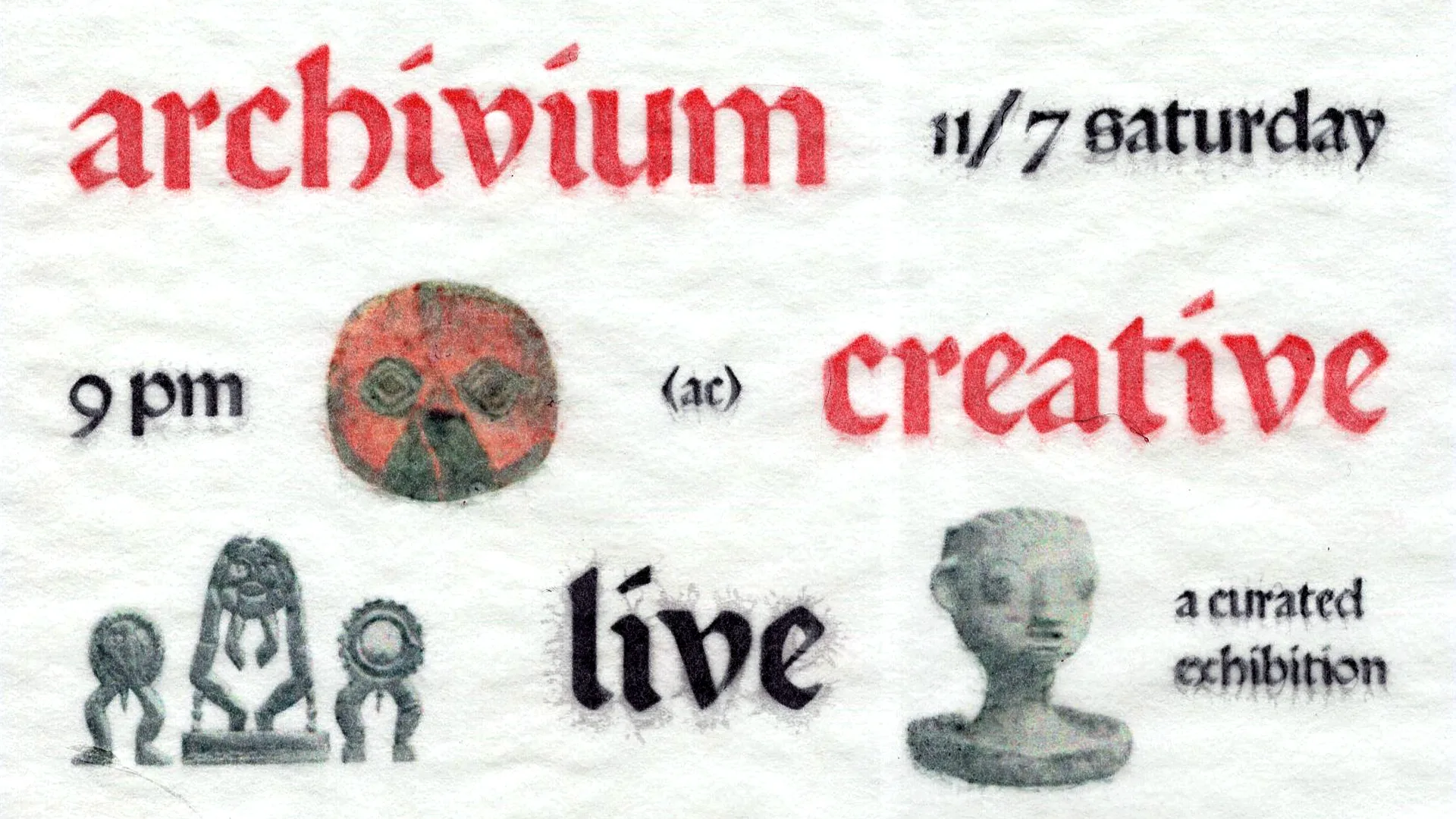 Archivium Creative: Live Exhibits Cover