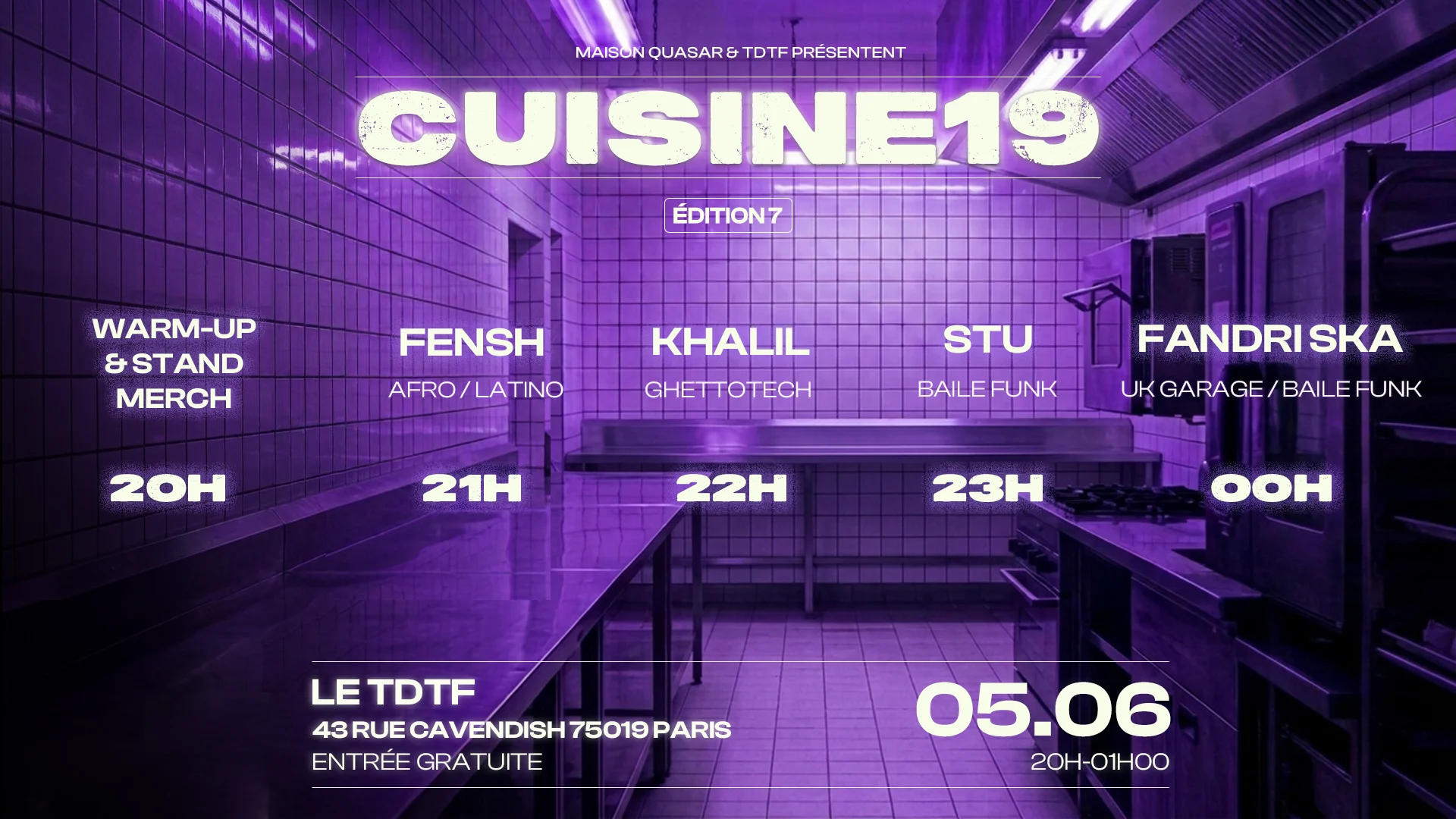 Cuisine19 #7 W/ Fandri Ska, Stu, Khalil & Fensh Cover