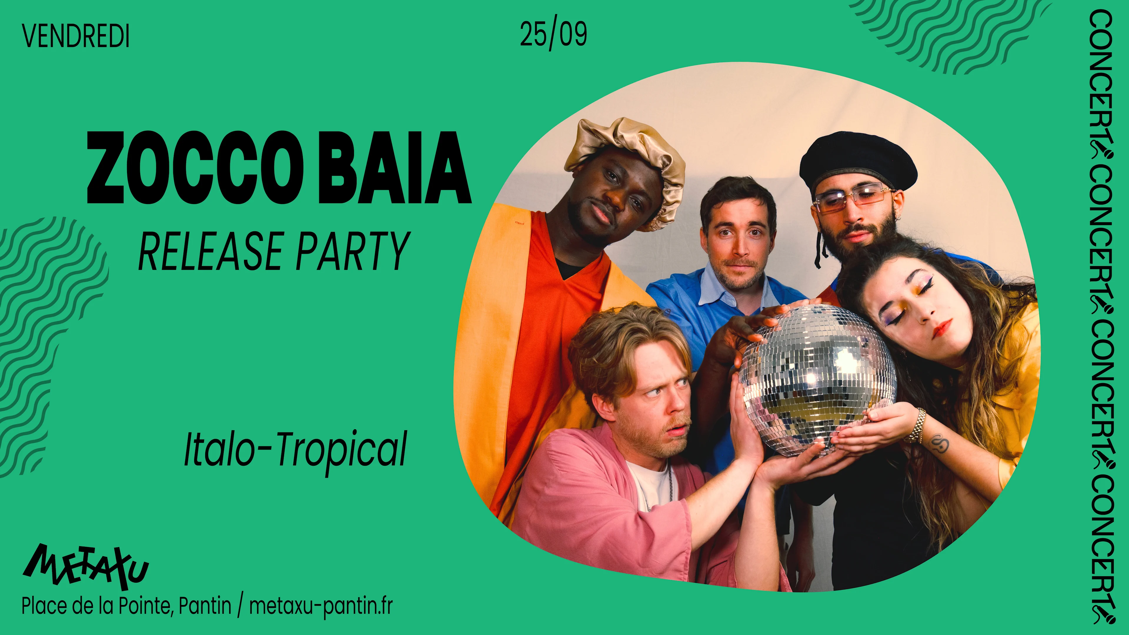 Zocco Baia Release Party Cover