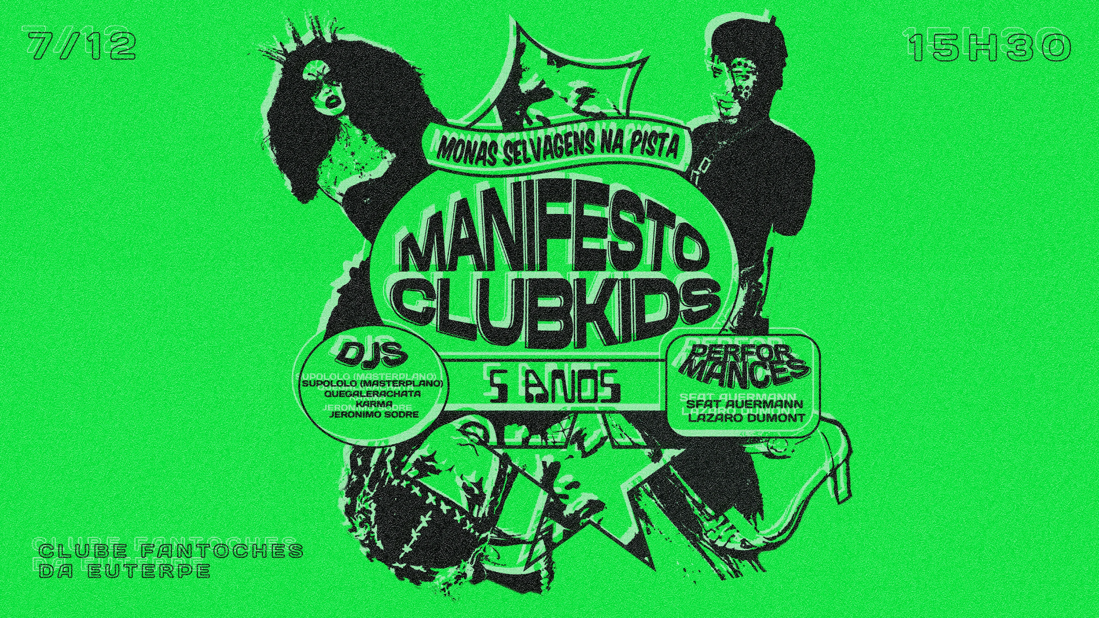 Manifesto Clubkids - 5 Anos @ Clube Fantoches Cover