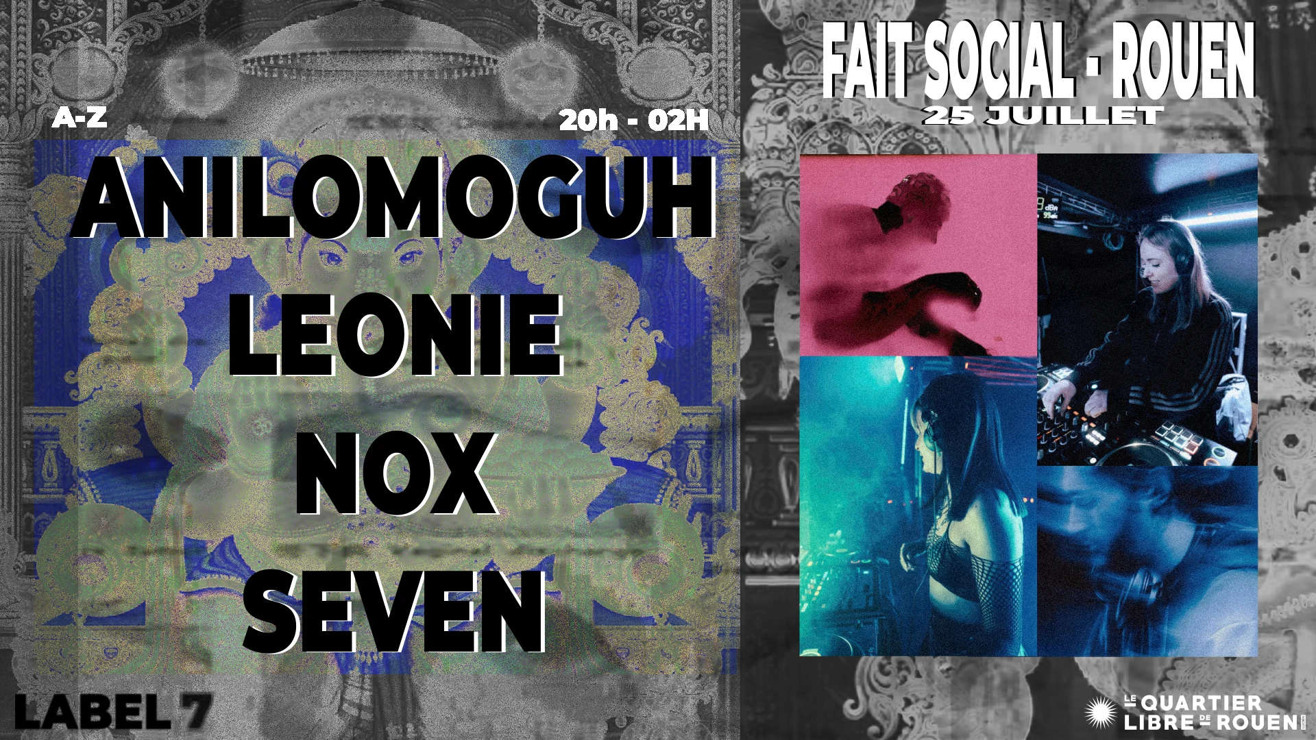 Label 7 - Anilomoguh · Léonie · Nøx · Seven Cover