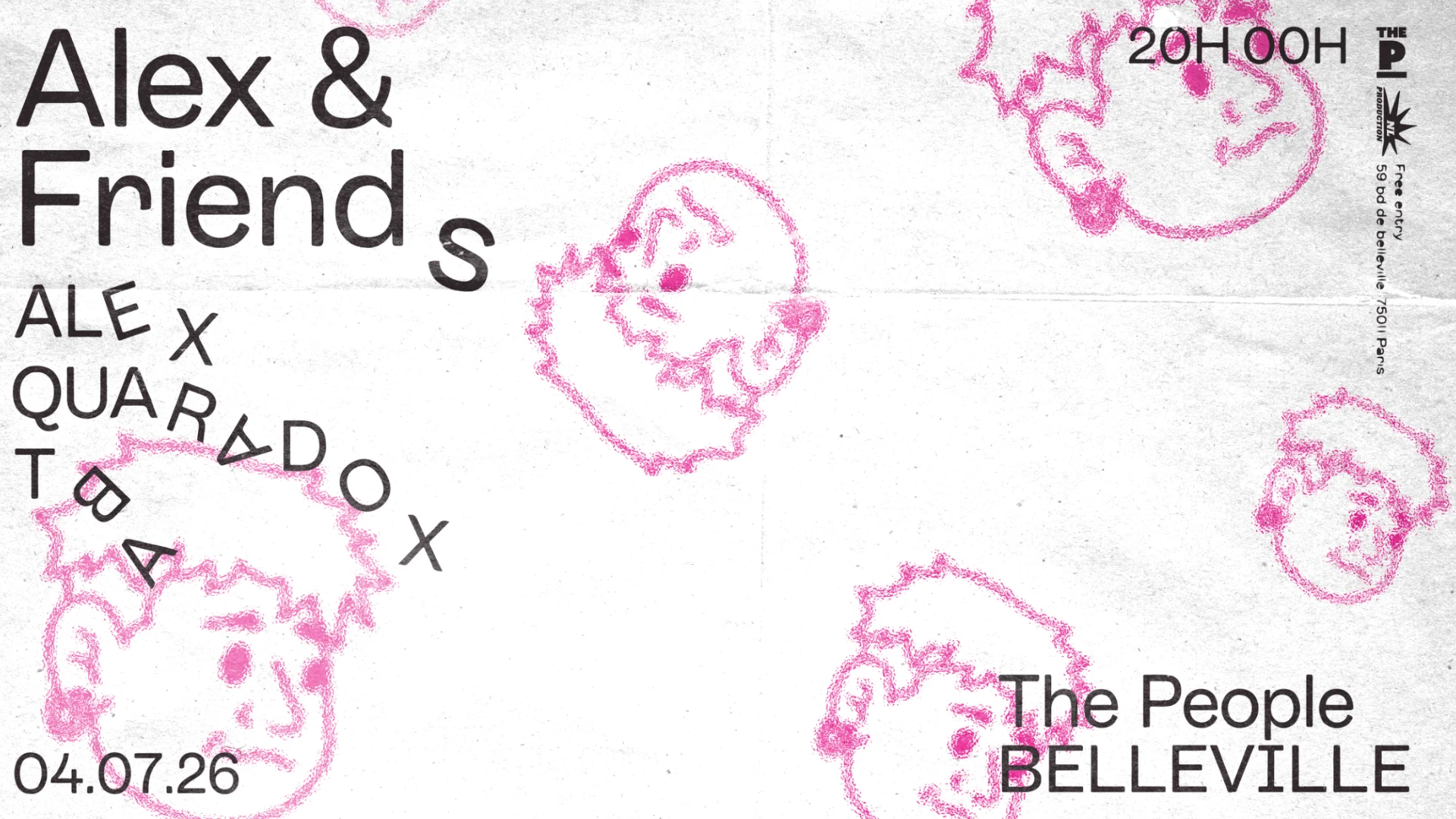 Alex & Friends Invite Quaradox Cover