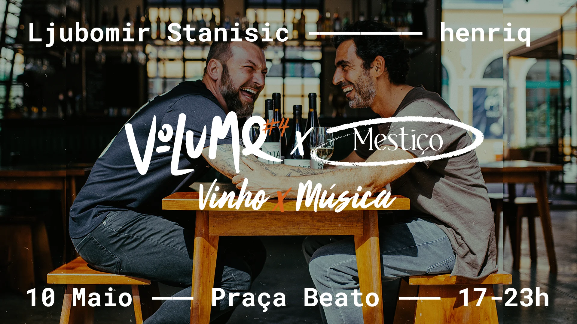 Volume X Mestiço: Vinho E Música Com Ljubomir X Henriq Cover