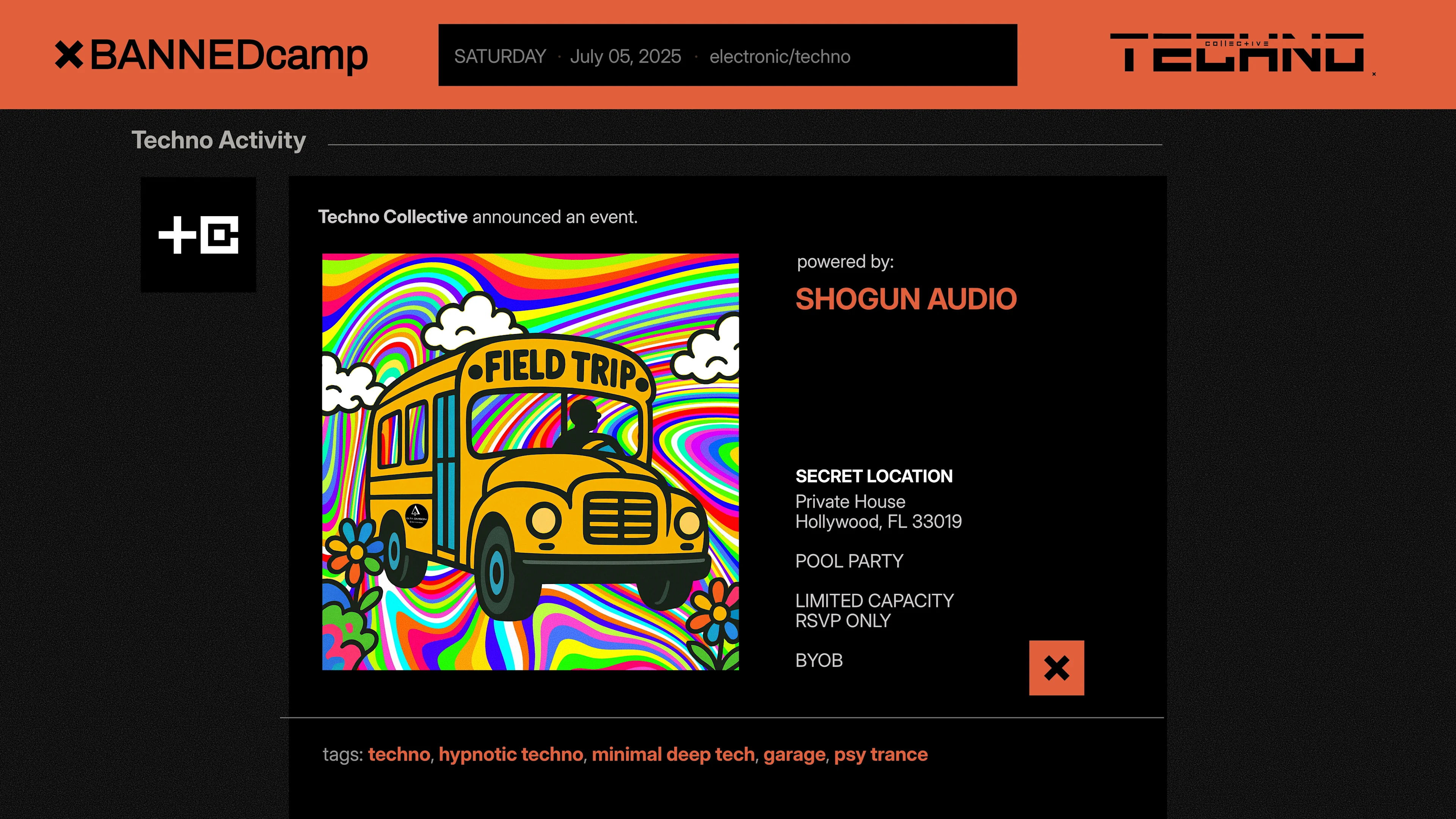 Bannedcamp: Field Trip Cover