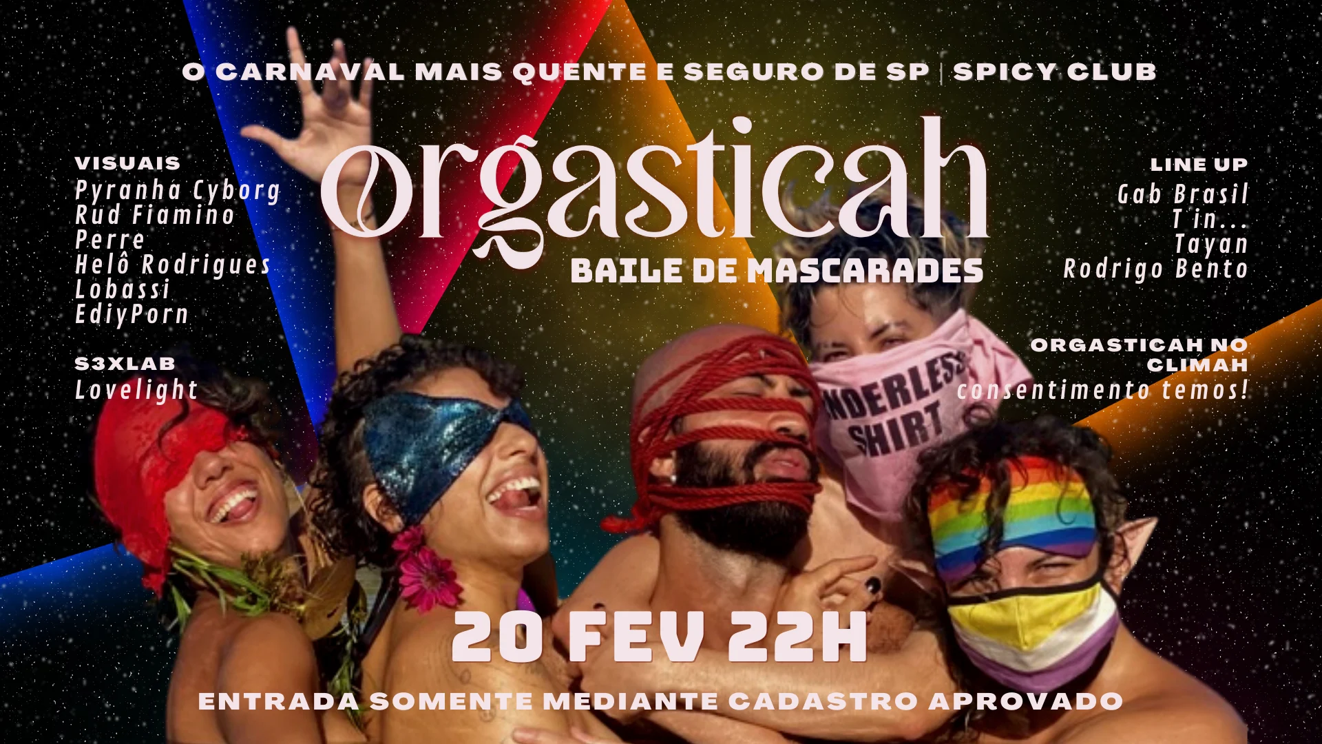 Orgasticah Baile De Mascarades 20/02 Cover