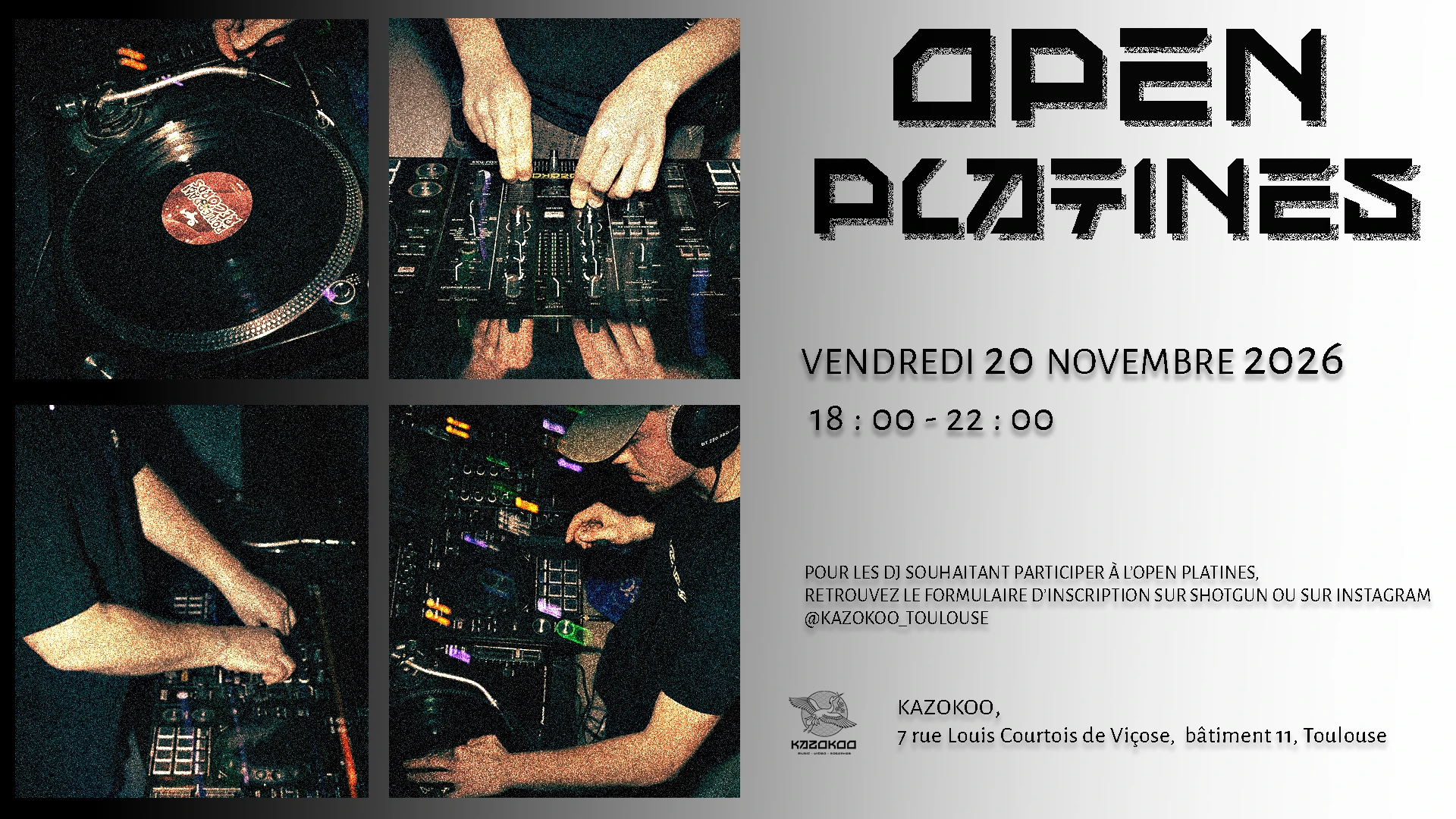 Open Platines #6 - Vendredi 20 Novembre 26 Cover