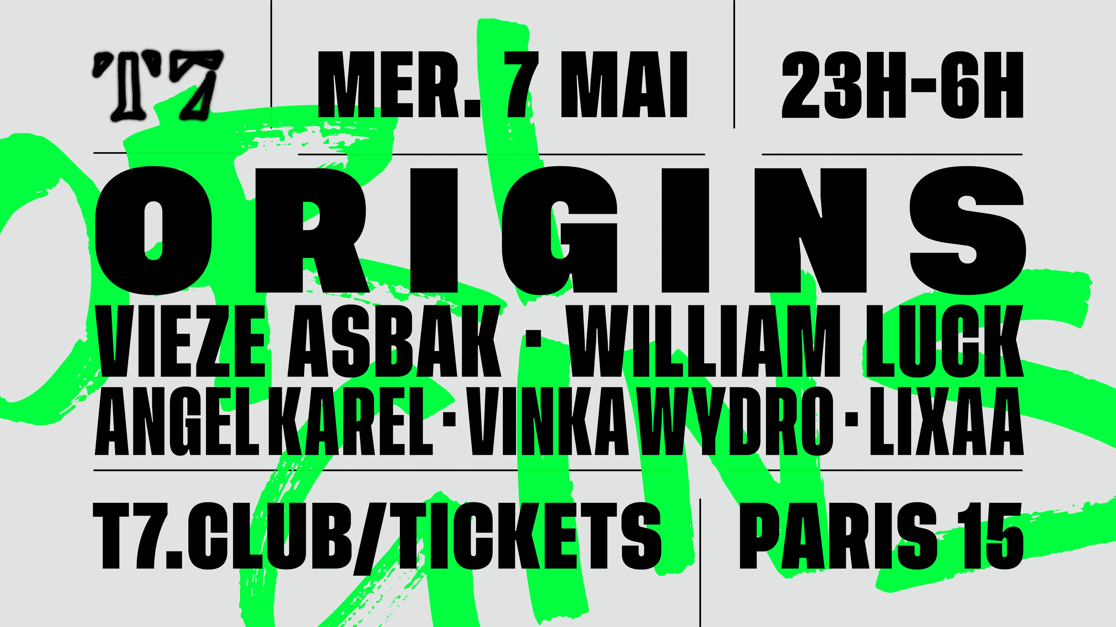 T7 X Origins : Vieze Asbak, William Luck, Angel Karel Cover