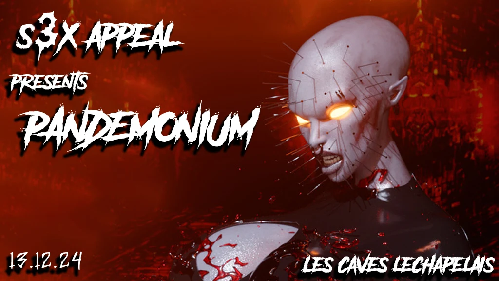 S3x Appeal Presents Pandemonium - Indus, Hard Techno Cover