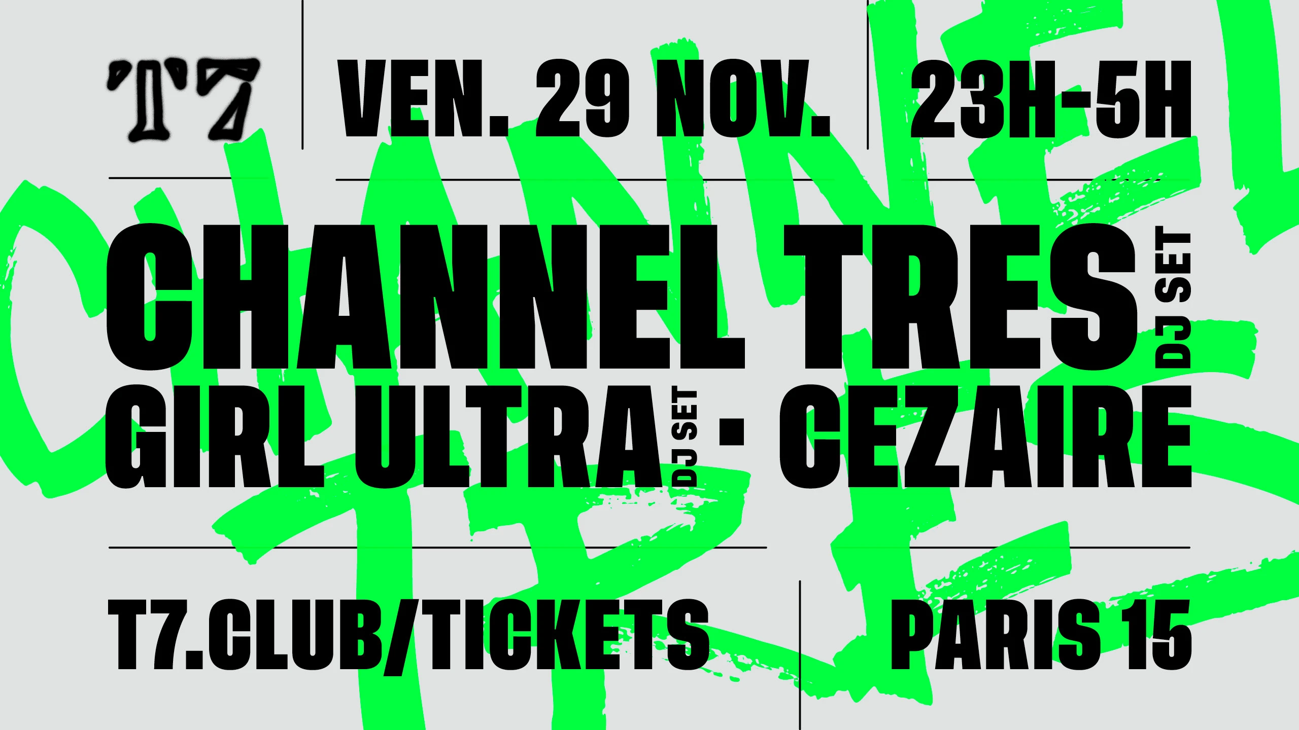 T7 : Channel Tres (Dj Set) Cover