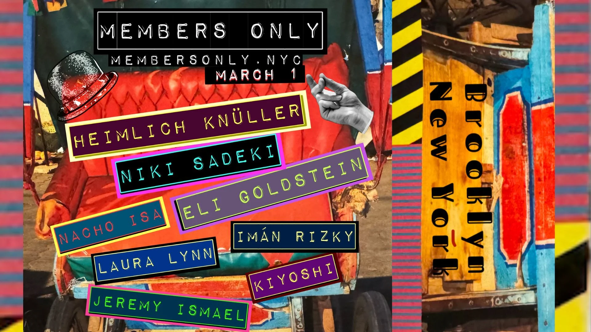 Members Only Ny: Heimlich Knüller, Niki Sadeki, Nacho Isa+++ Cover