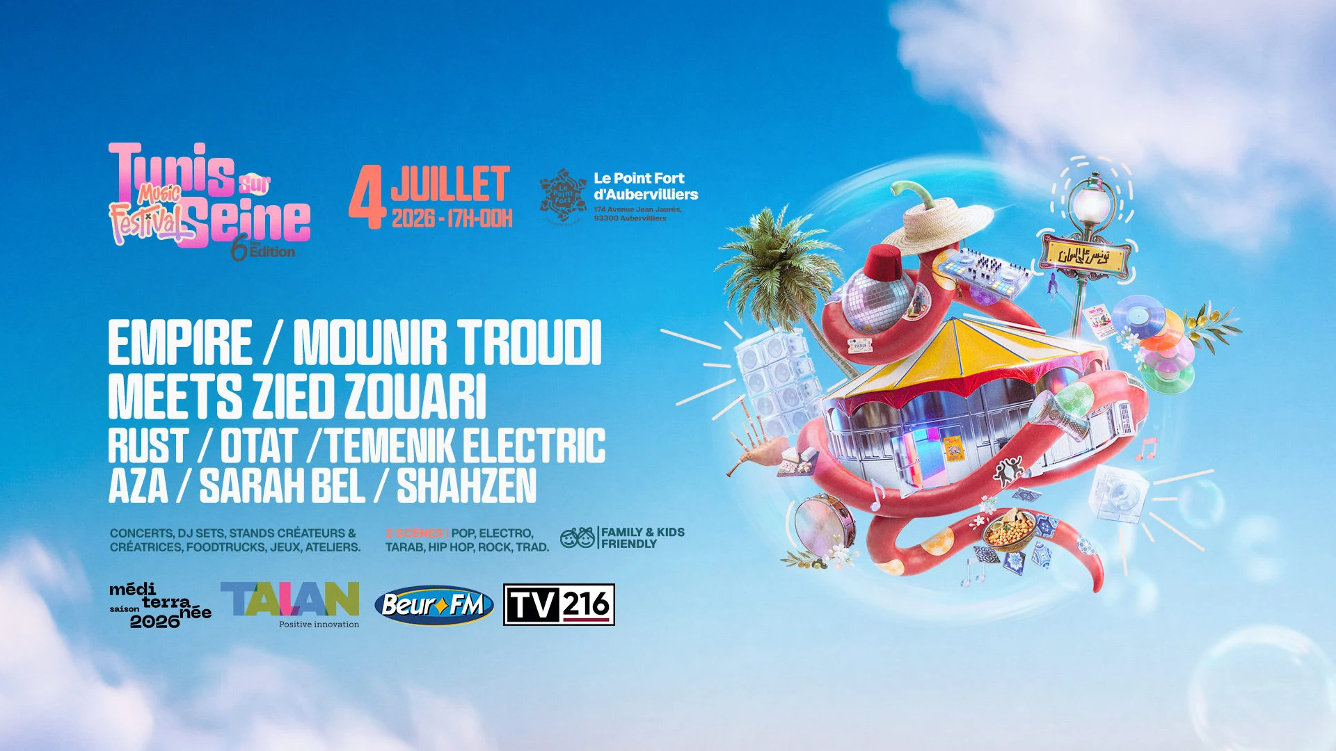 Tunis Sur Seine Music Festival #6 : Emp1re · Mounir Troudi.. Cover