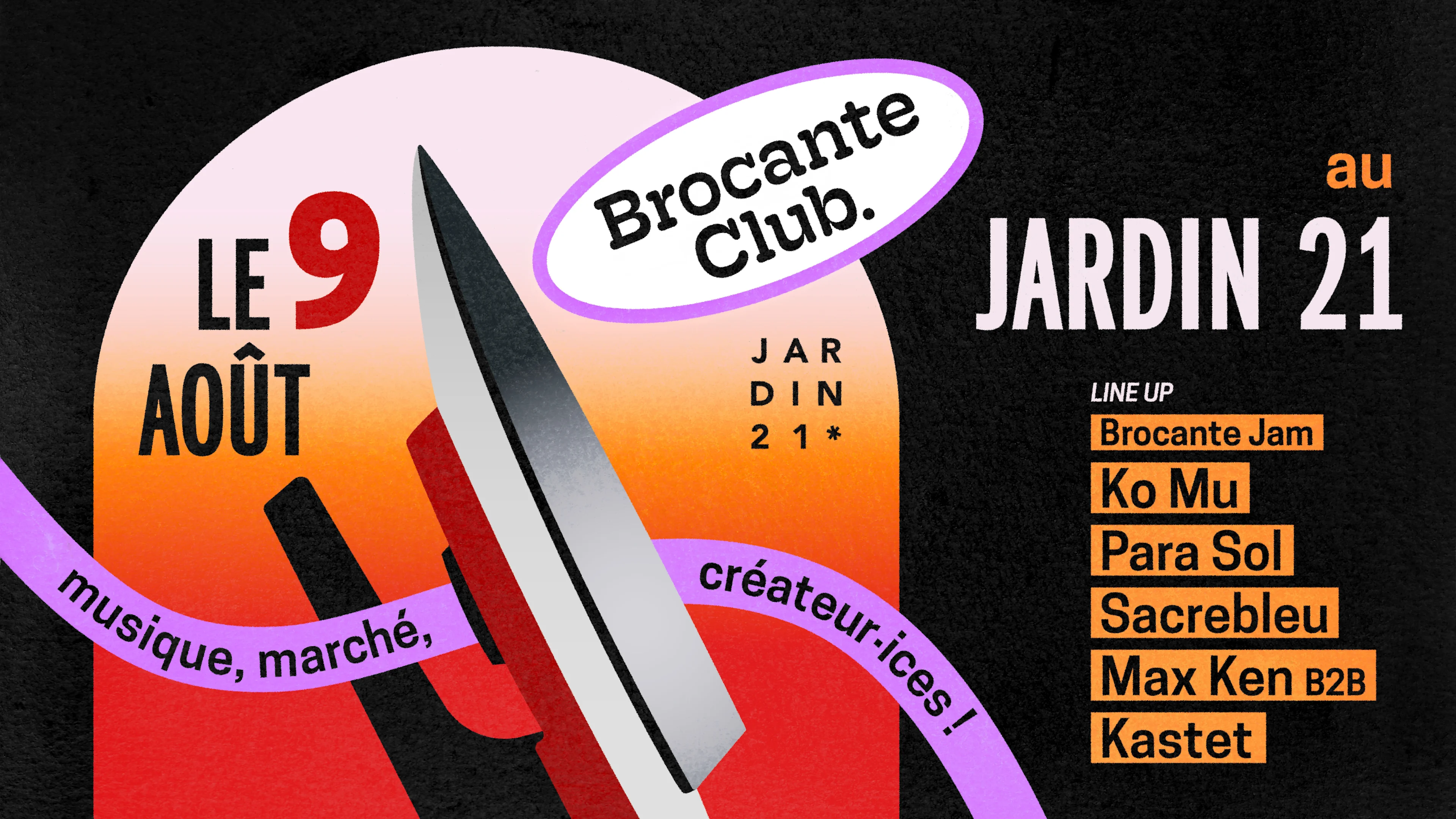 Brocante Club  X Jardin21 ~ Open Air Cover