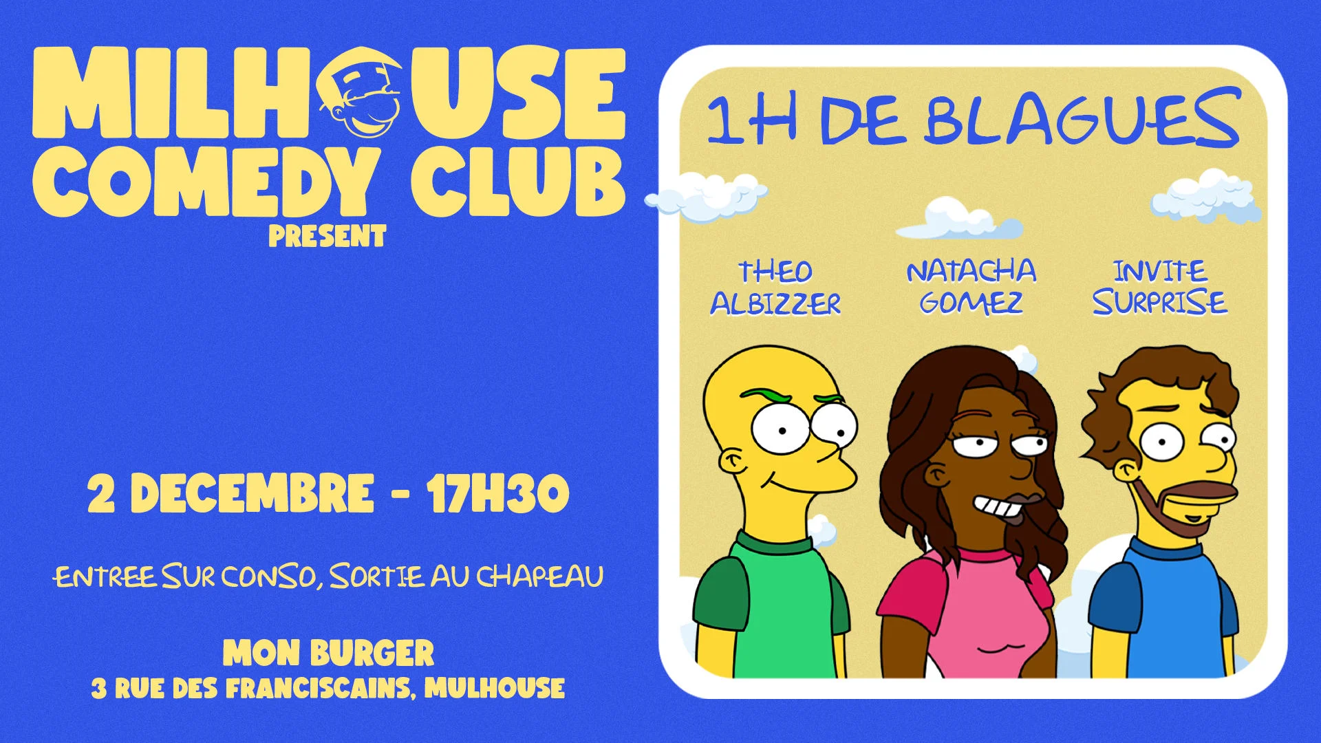 Milhouse Comedy Club #2 Cover