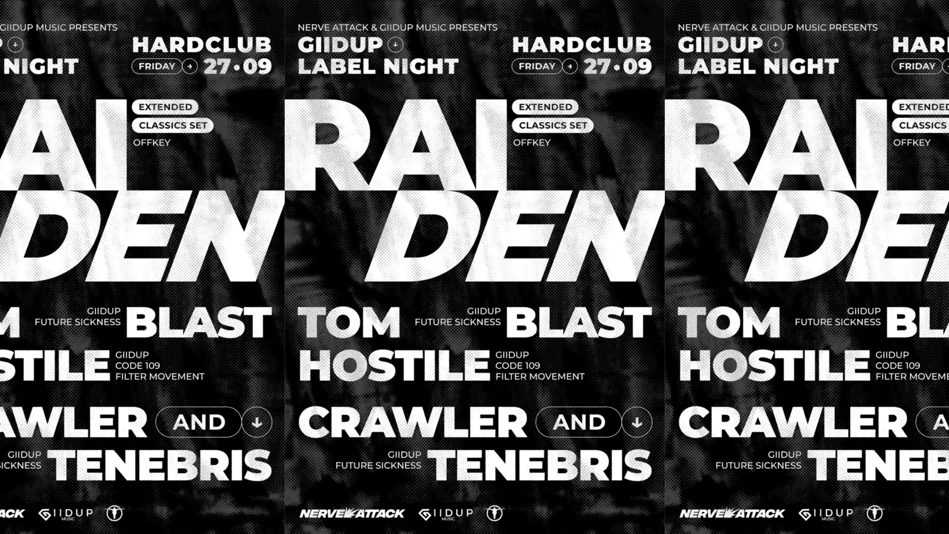 Nerve Attack X Giidup W/ Raiden (Uk) Cover