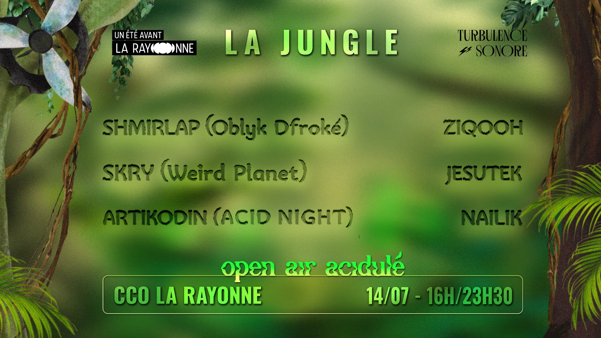 Ts - La Jungle ( Open Air Acidulé ) Cover