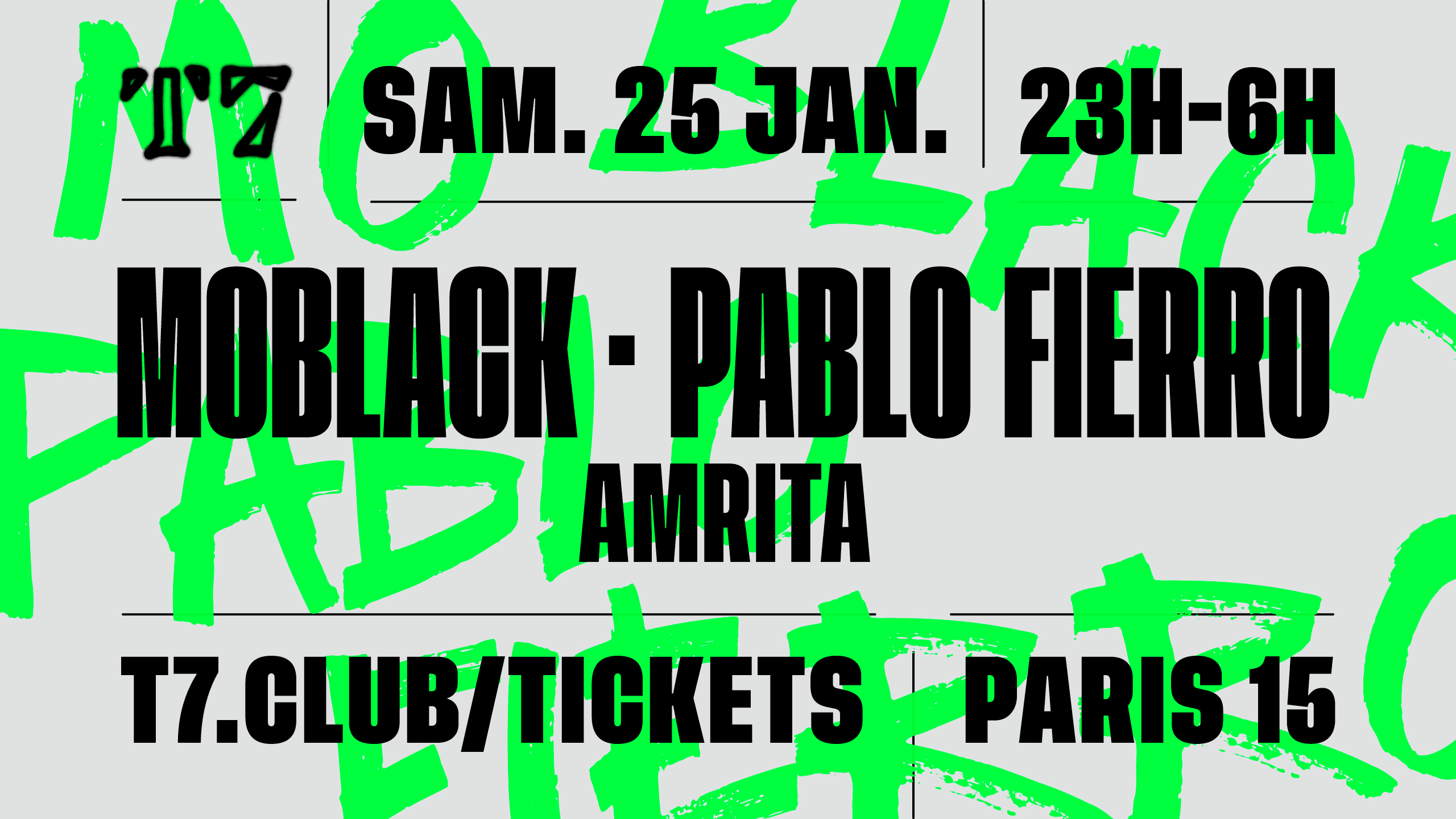 T7 : Moblack, Pablo Fierro Cover