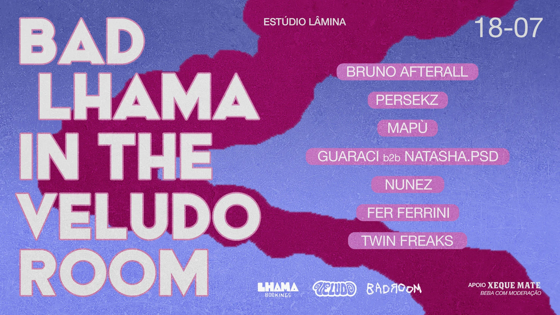 Bad Lhama In The Veludo Room Cover