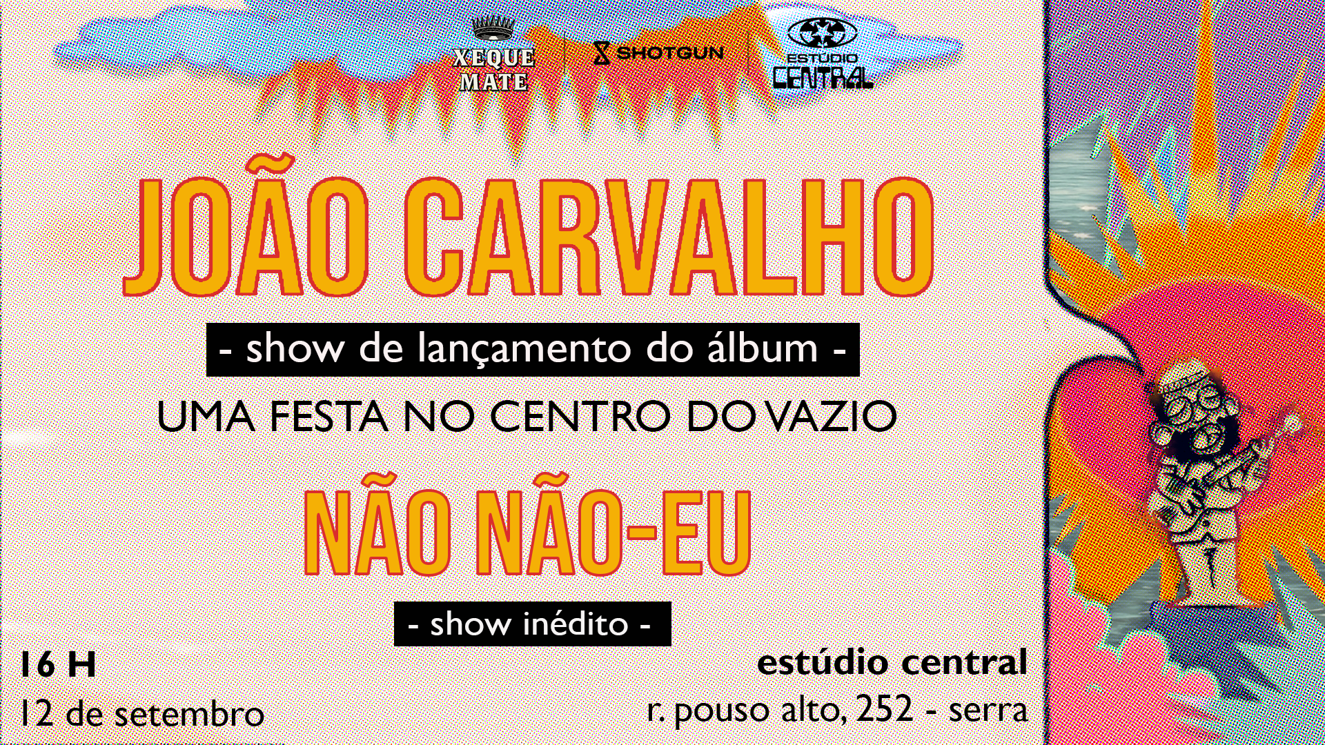 João Carvalho E Não Não-Eu No Estúdio Central Cover