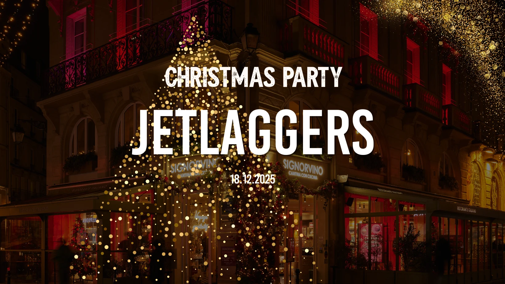 Christmas Party At Signorvino With Jetlaggers - Paris Cover