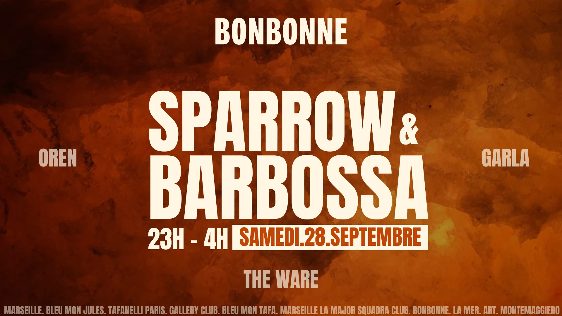 Sparrow & Barbossa X Bonbonne Cover