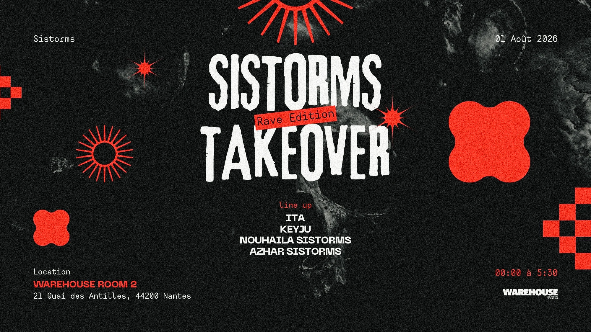 Sistorms Takeover Rave Edition Cover