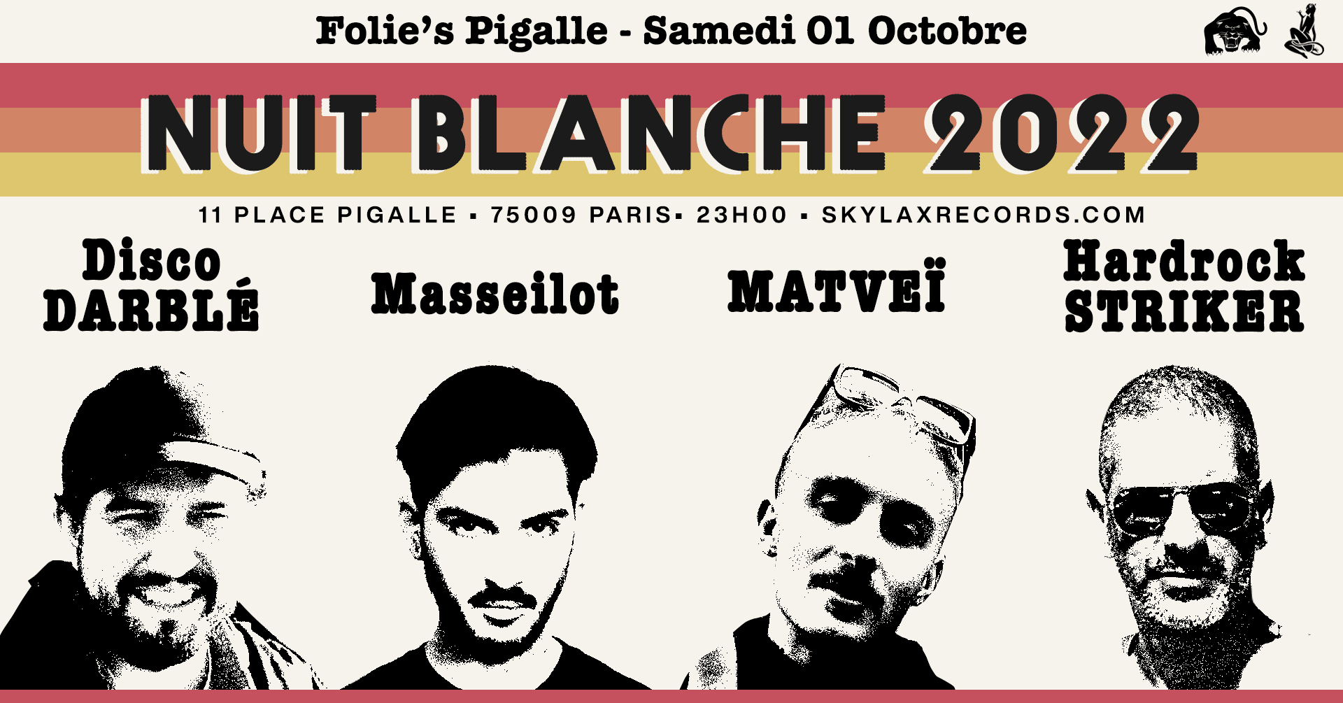 Nuit Blanche 2022 W/ Matveï, Masseilot, Disco Darblé & Skylax Cover