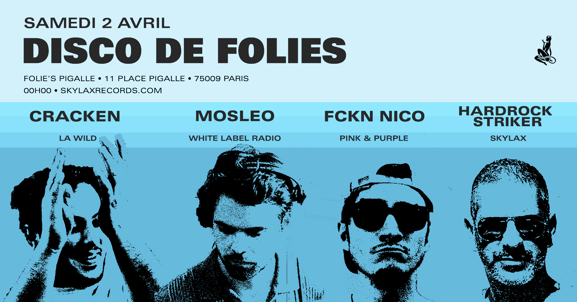 Disco De Folies W/ Cracken, Mosleo, Fckn Nico & Hardrock Striker Cover