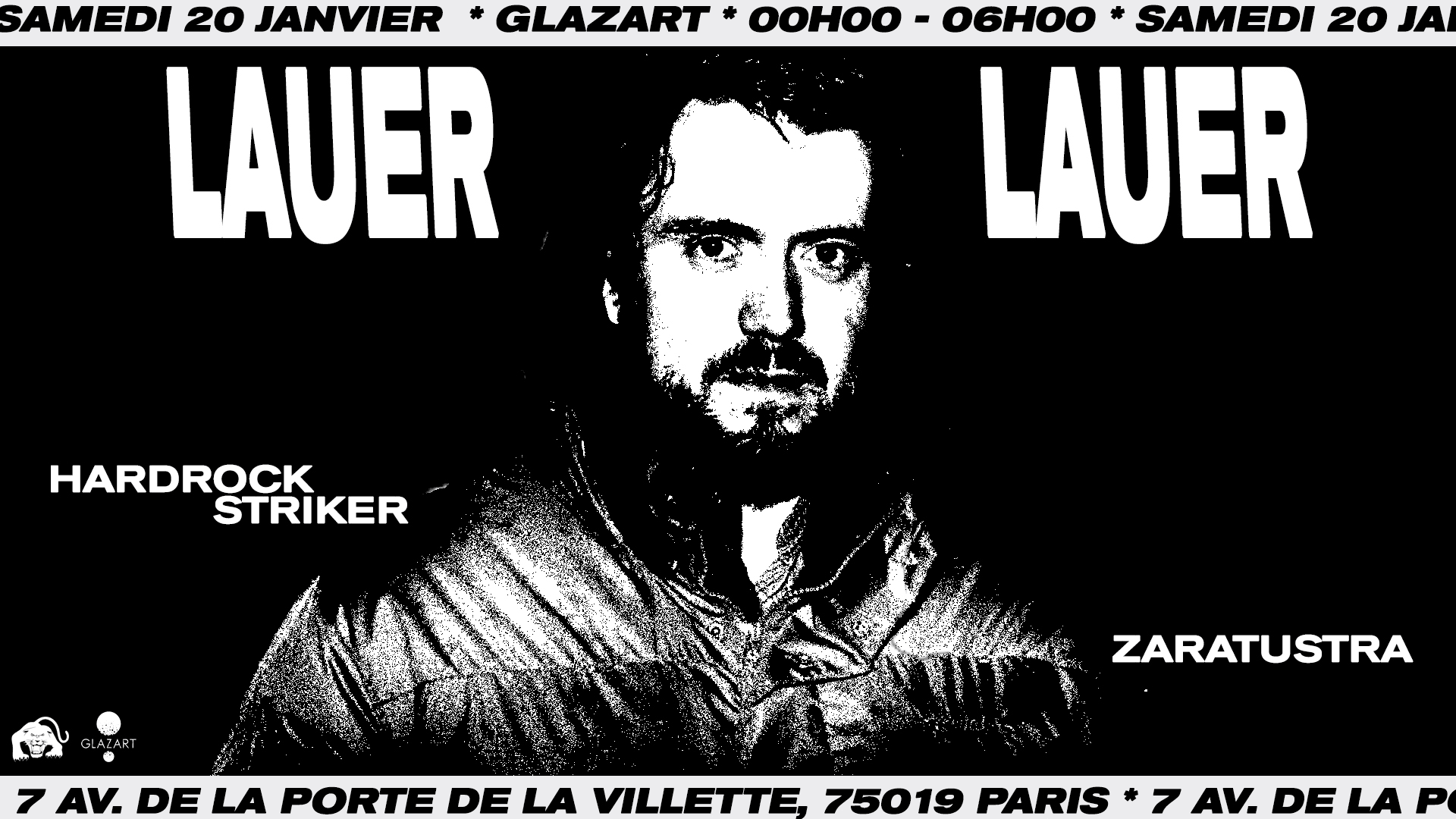 Skylax X Glazart : Lauer, Zaratustra & Hardrock Striker Cover