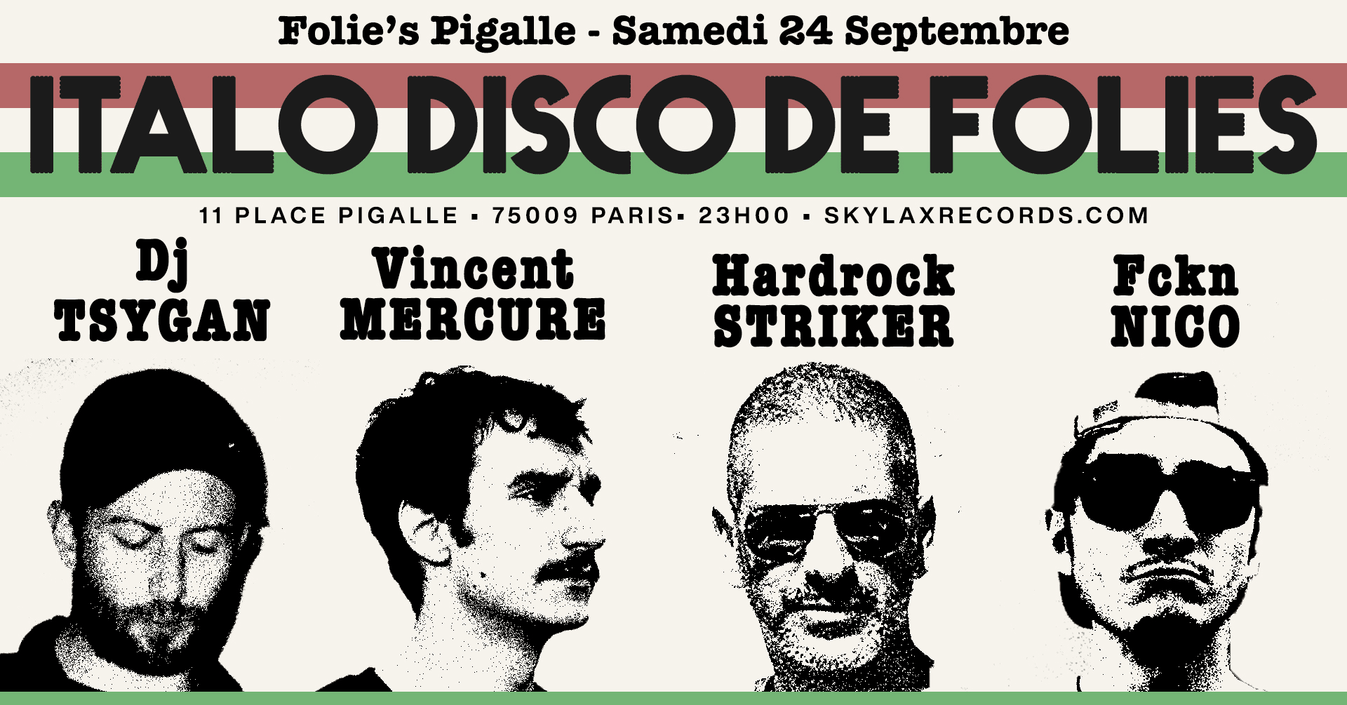 Italo Disco De Folies W/ Dj Tsygan, Vincent Mercure, Fckn Nico, Skylax Cover