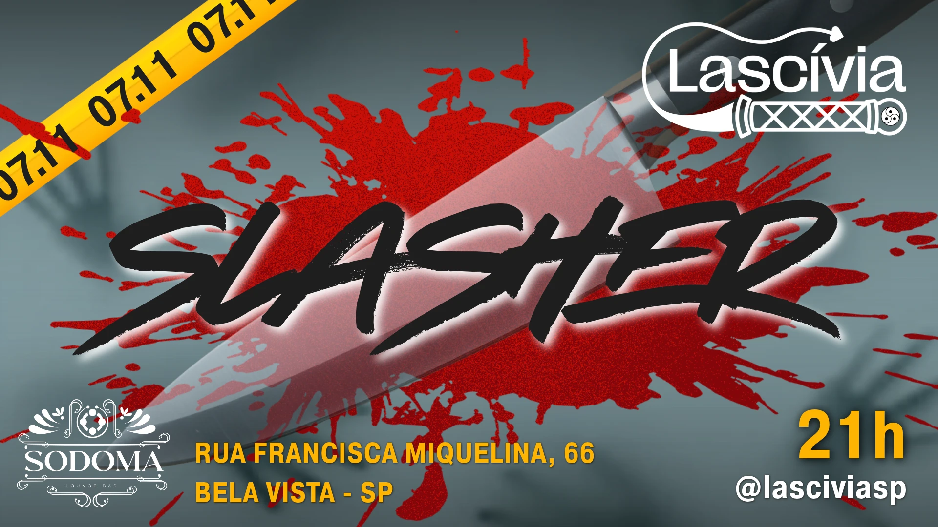 Lascívia - Slasher Cover
