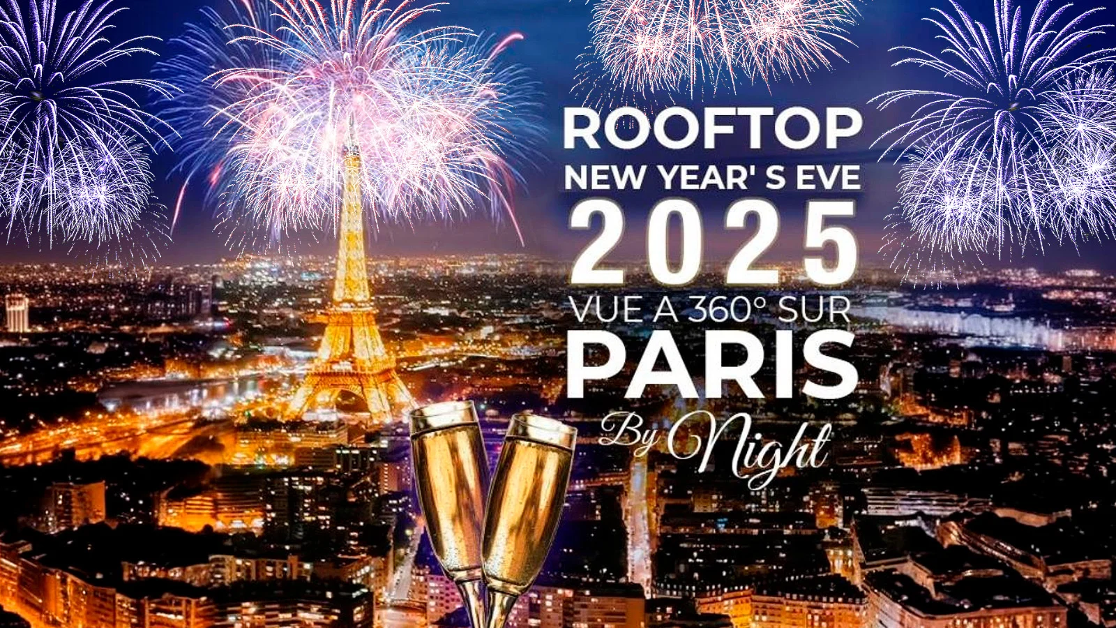 Réveillon Rooftop Club Panoramique D'exception 2025 Magique Cover