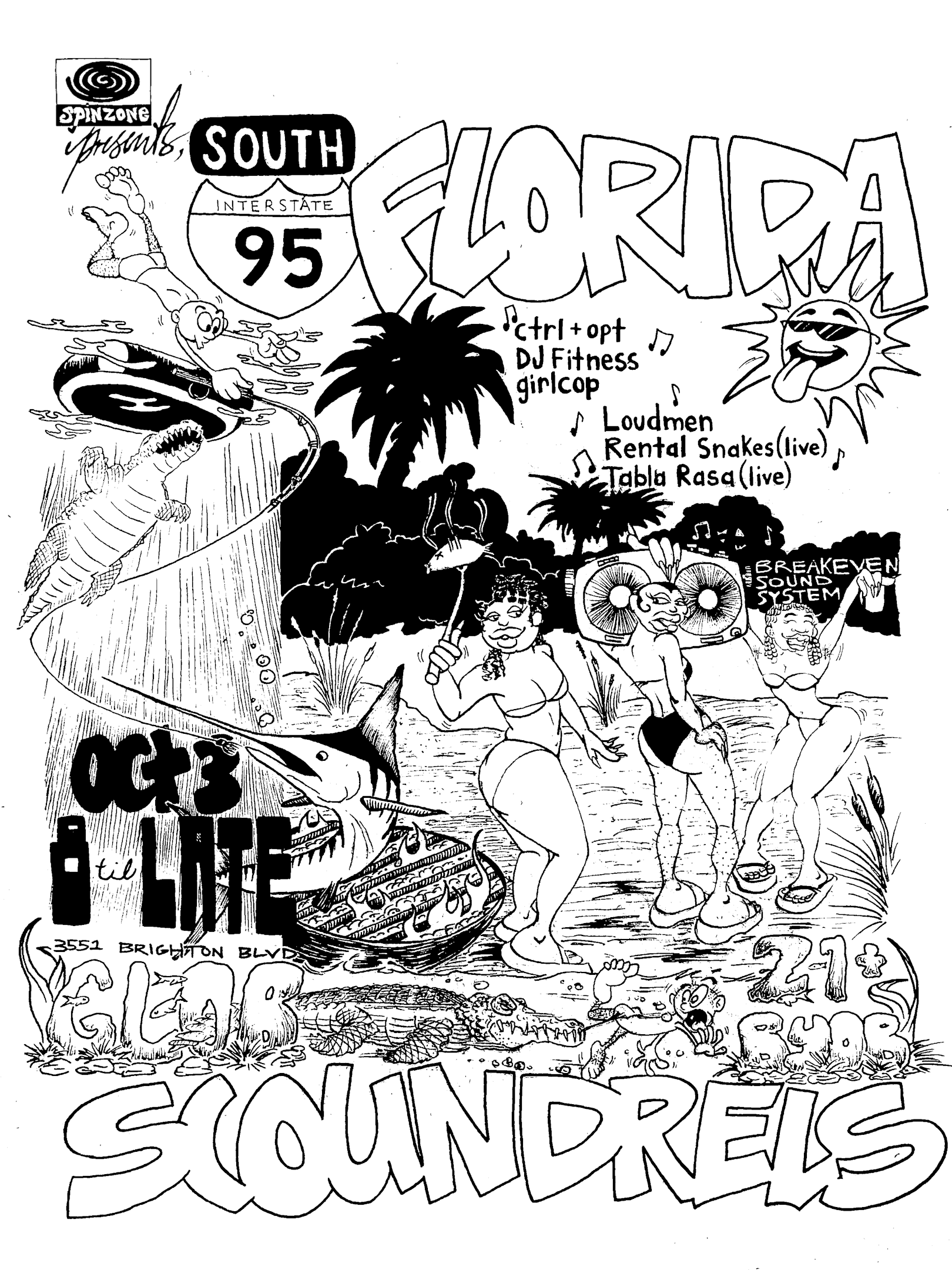 Spin Zone Presents: South Florida Scoundrels Cover