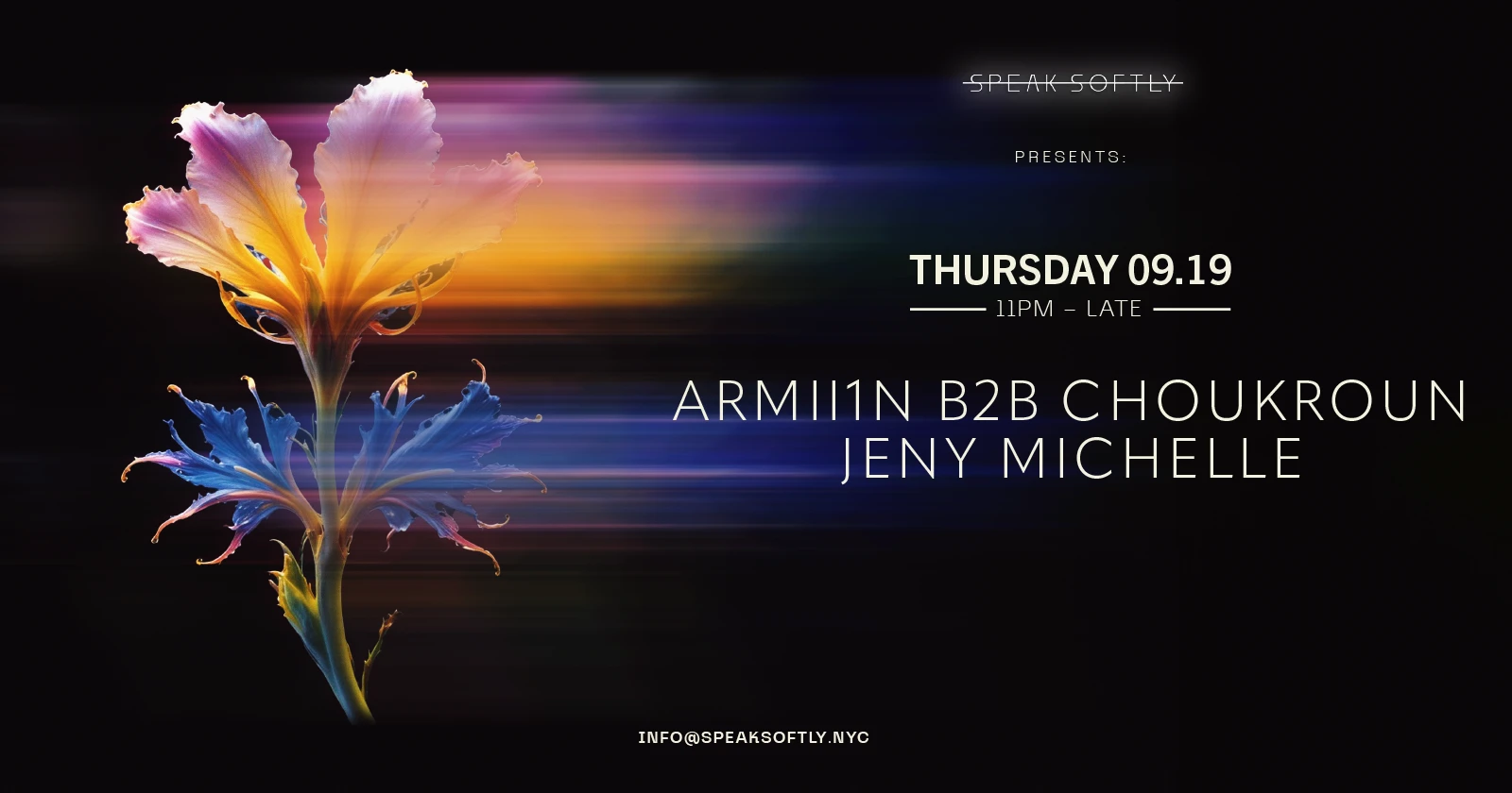 Speak Softly Presents: Armii1n B2b Choukroun, Jeny Michelle Cover