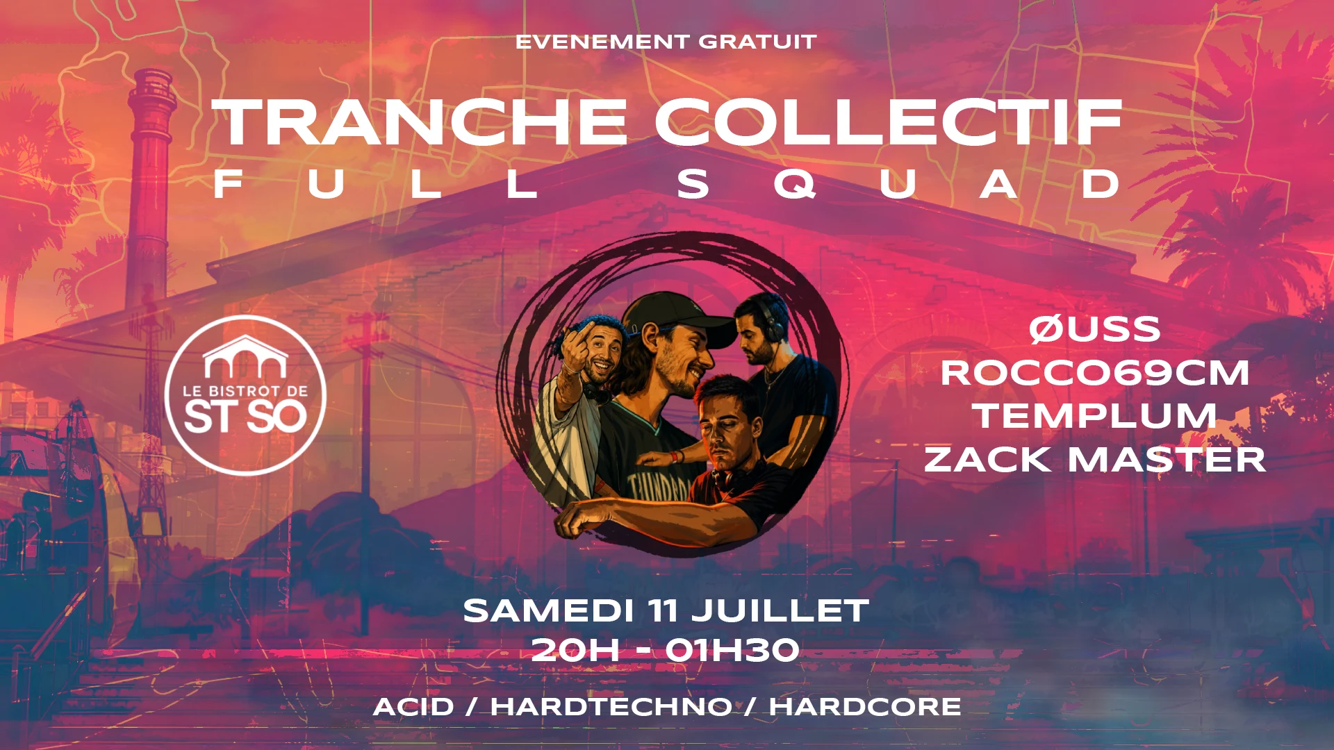 Tranche Collectif : Full Squad X Le Bistrot De St So Cover