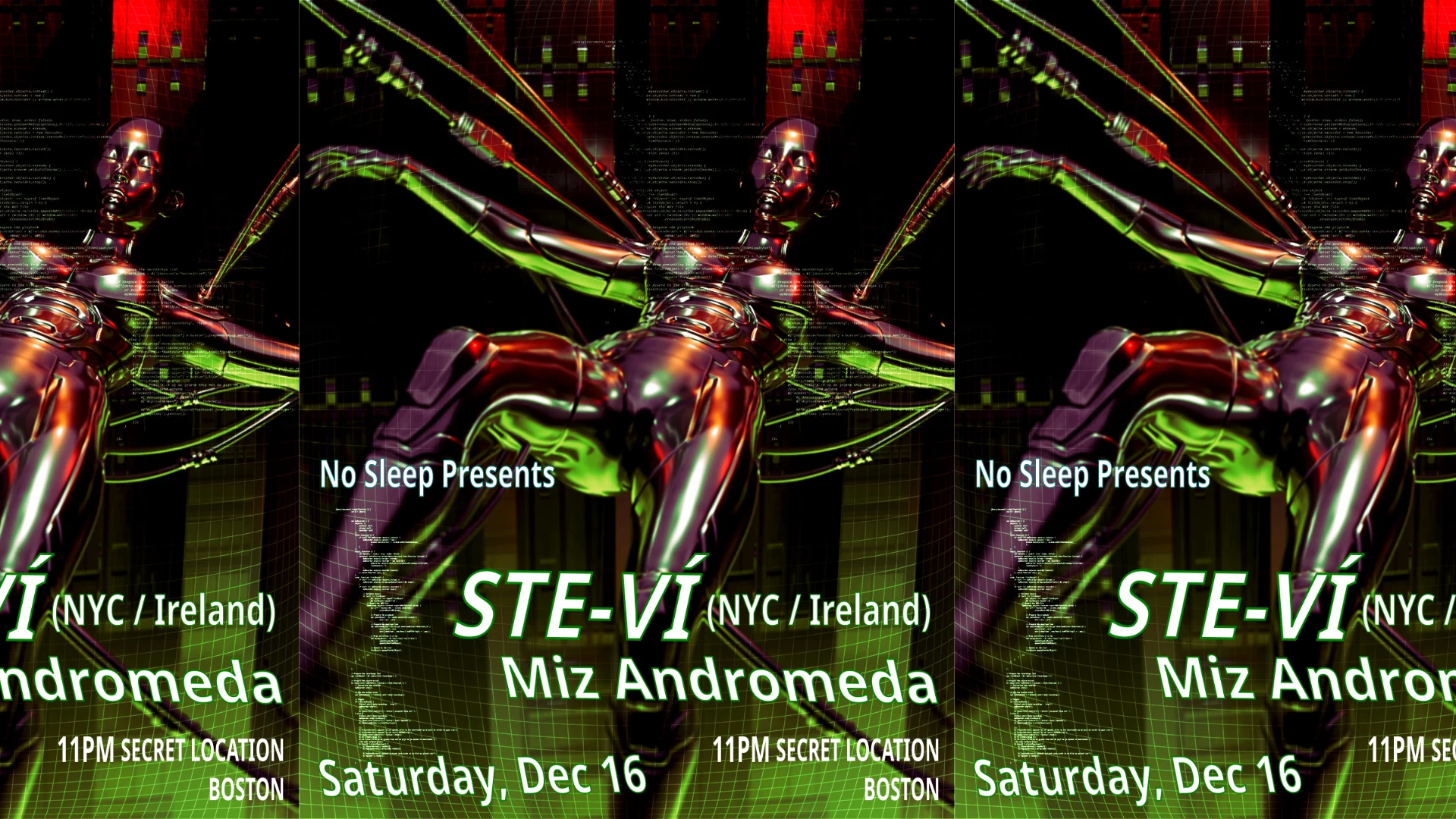 No Sleep Presents: Ste-Ví & Miz Andromeda Cover