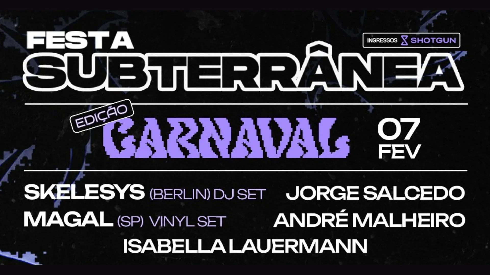 Carnaval Subterrânea Cover