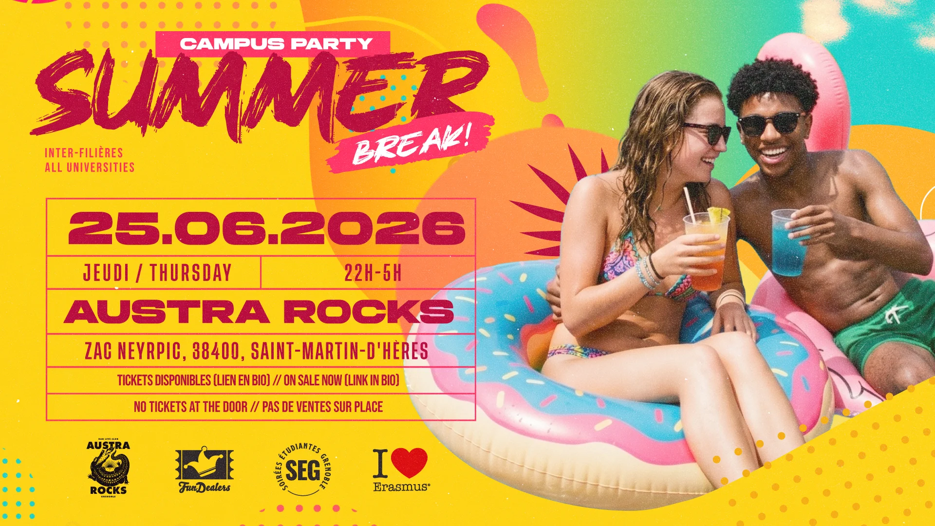Campus Party - Summer Break @ Austra Rocks Cover