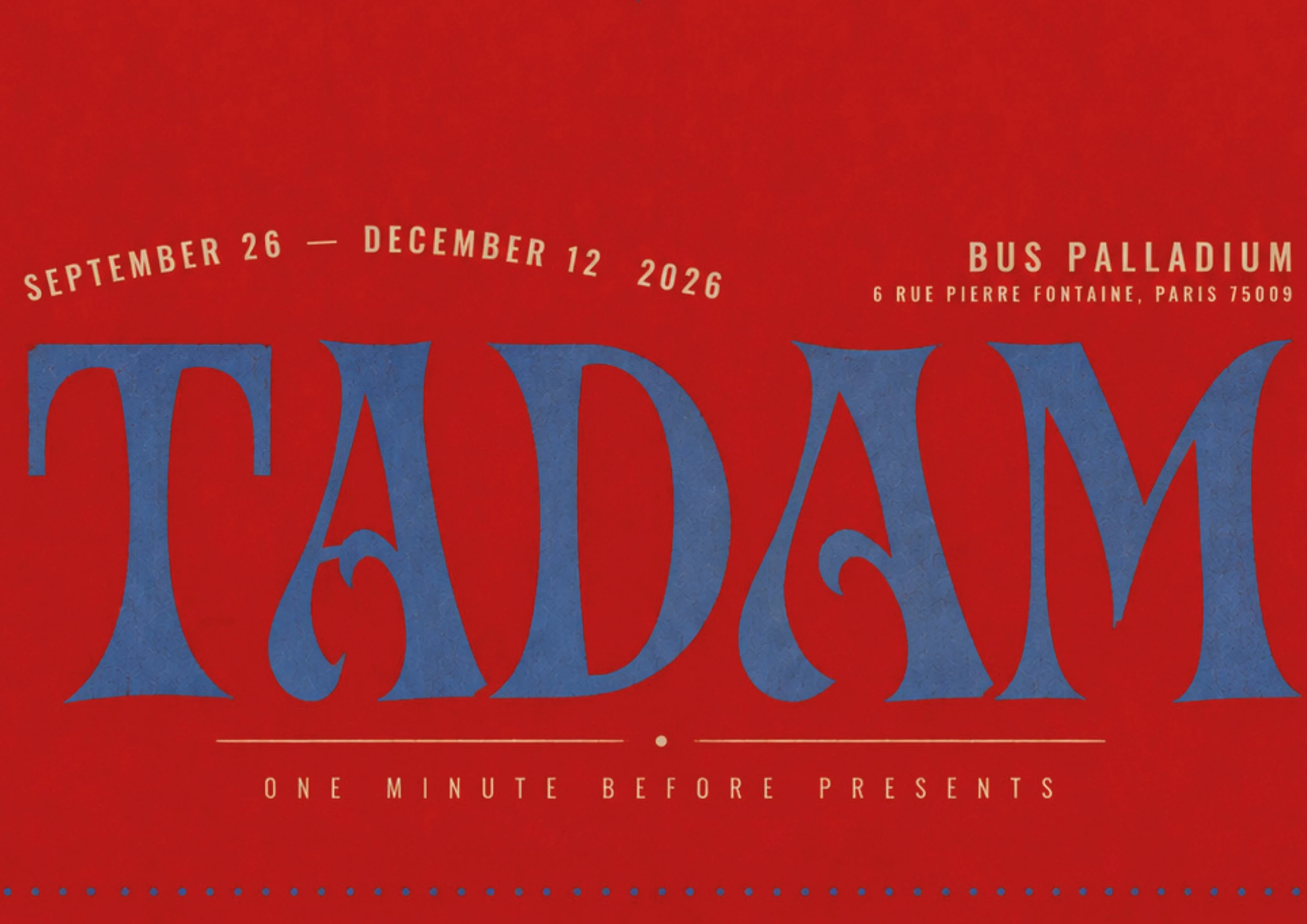 Tadam Par One Minute Before Cover