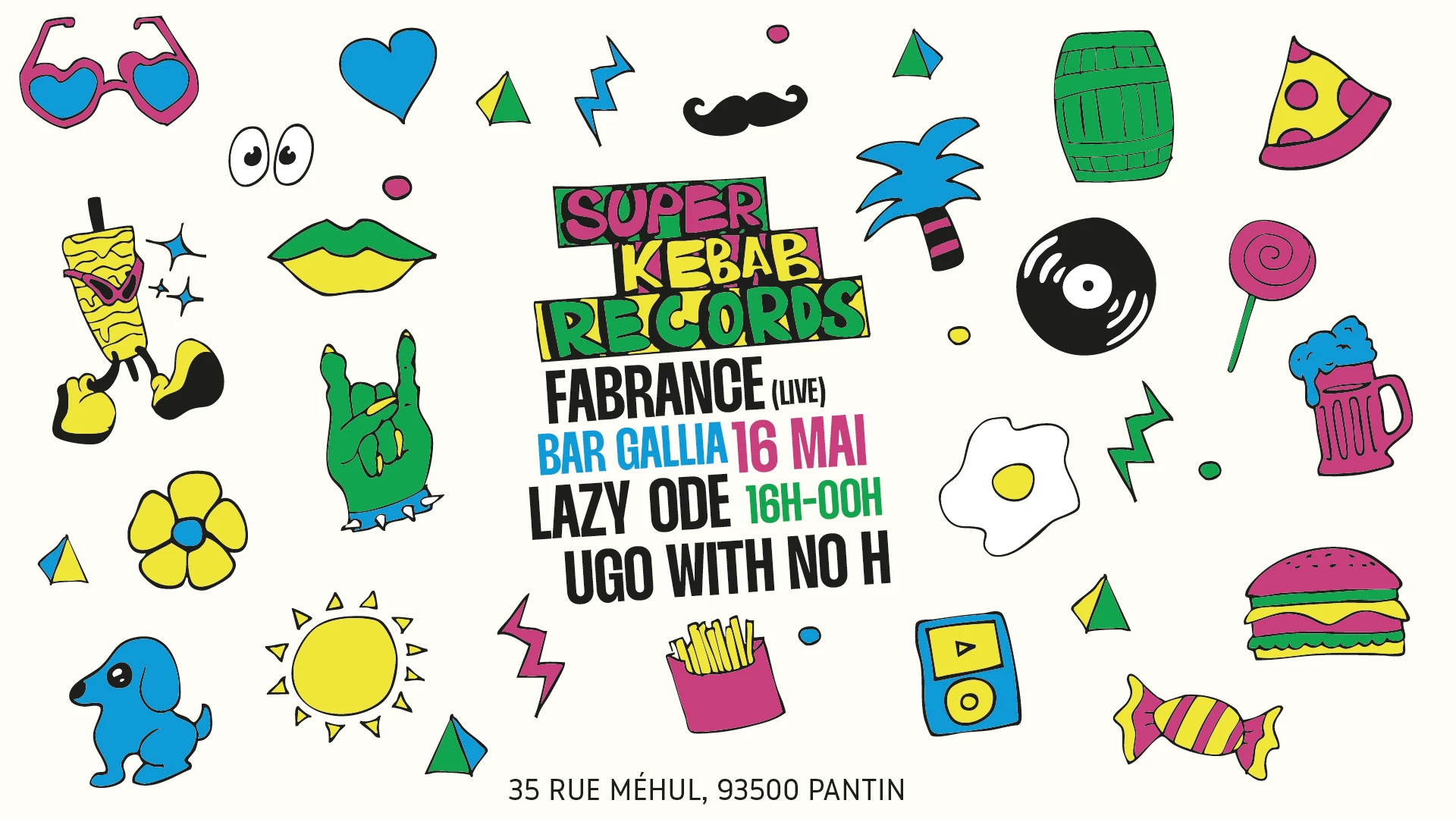 Banquet Au Bar Gallia : Super Kebab Records & Friends Cover