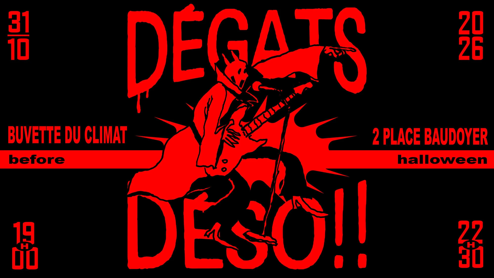 Dégâts Déso (Before Halloween Party) Cover