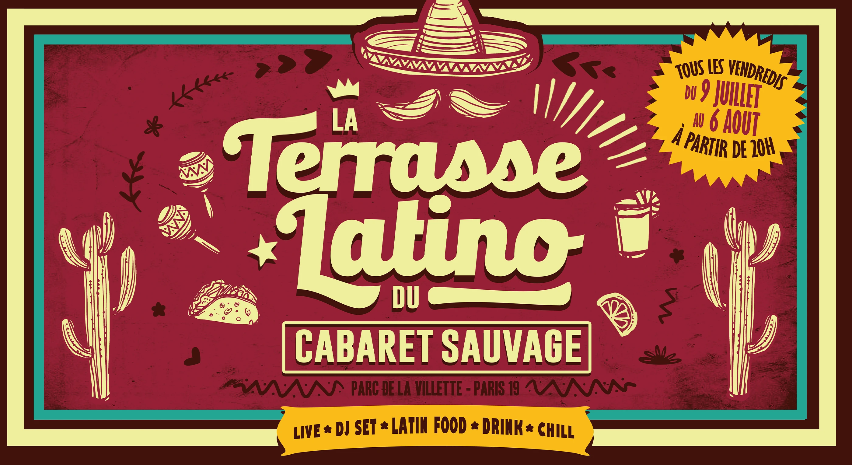 La Terrasse Latino - Vendredi 23 Juillet 2021 Cover