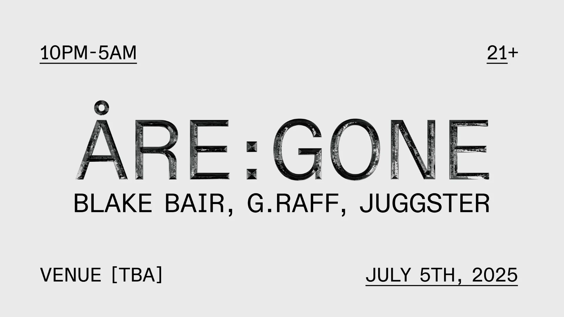 Denver Techno X Iykyk Present: Åre:Gone Cover
