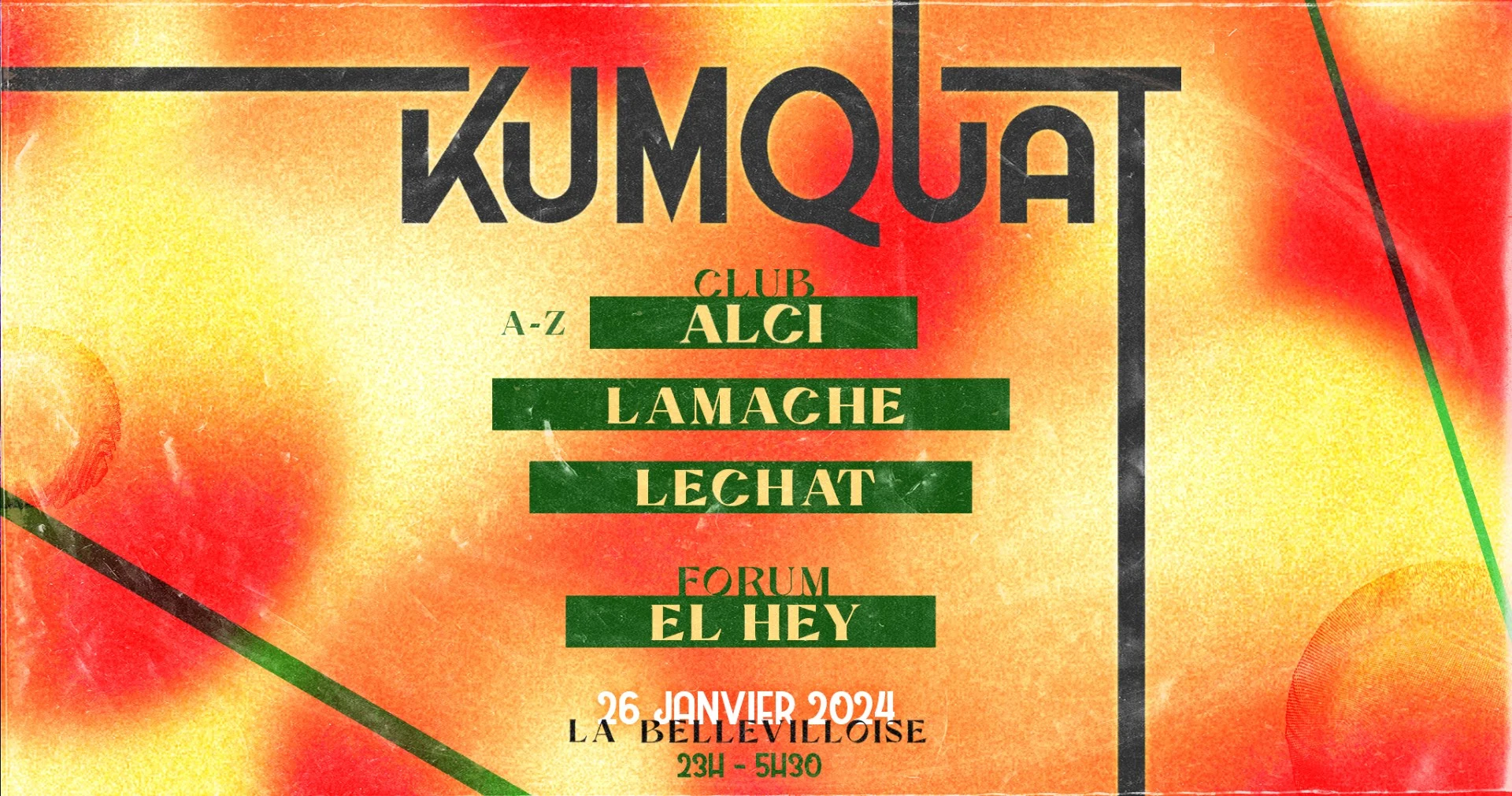 Kumquat W/ Alci, Lamache, El Hey, Lechat Cover