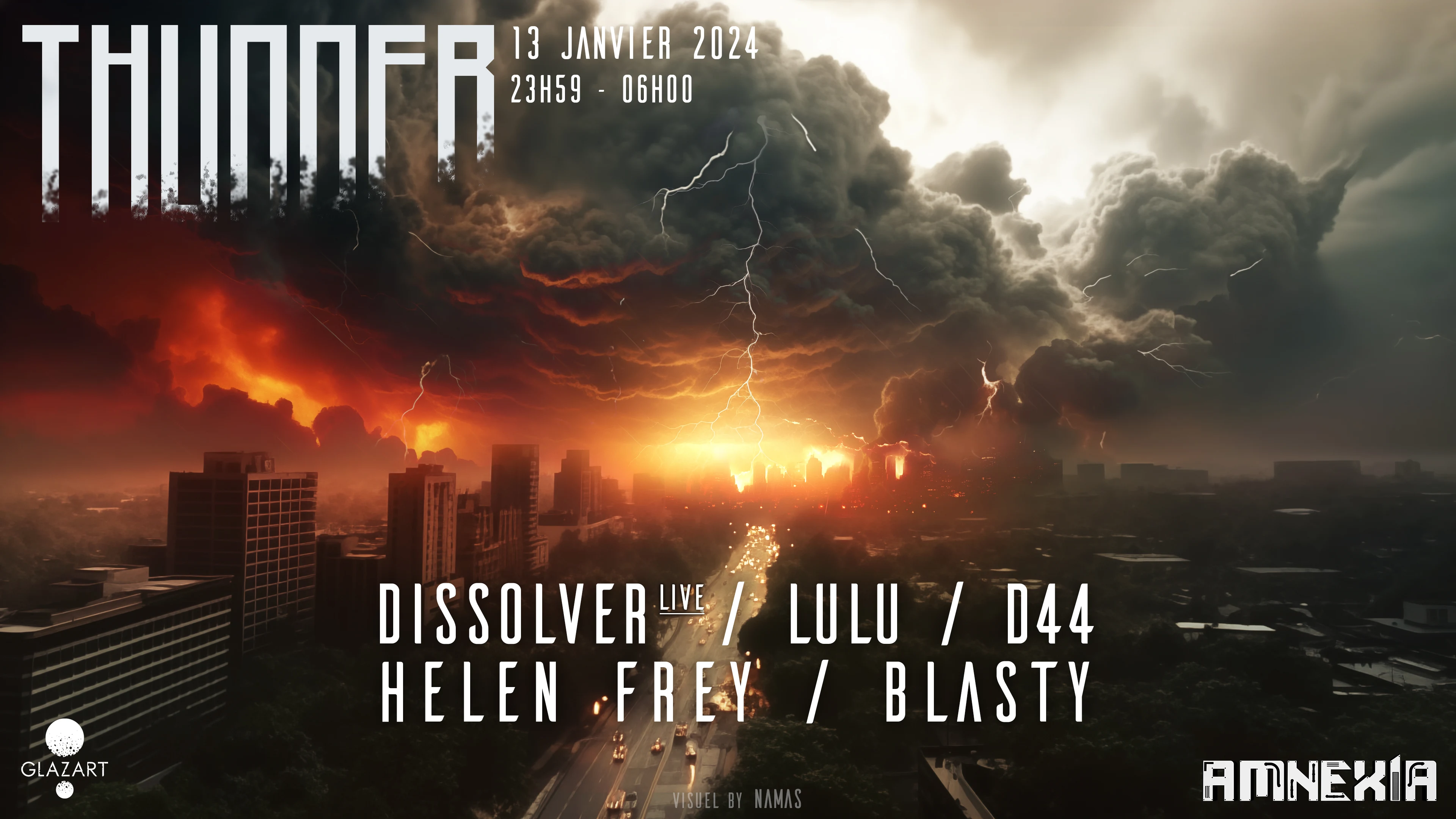 Thunder X Glazart : Dissolver, Lulu, D44 & More.. Cover