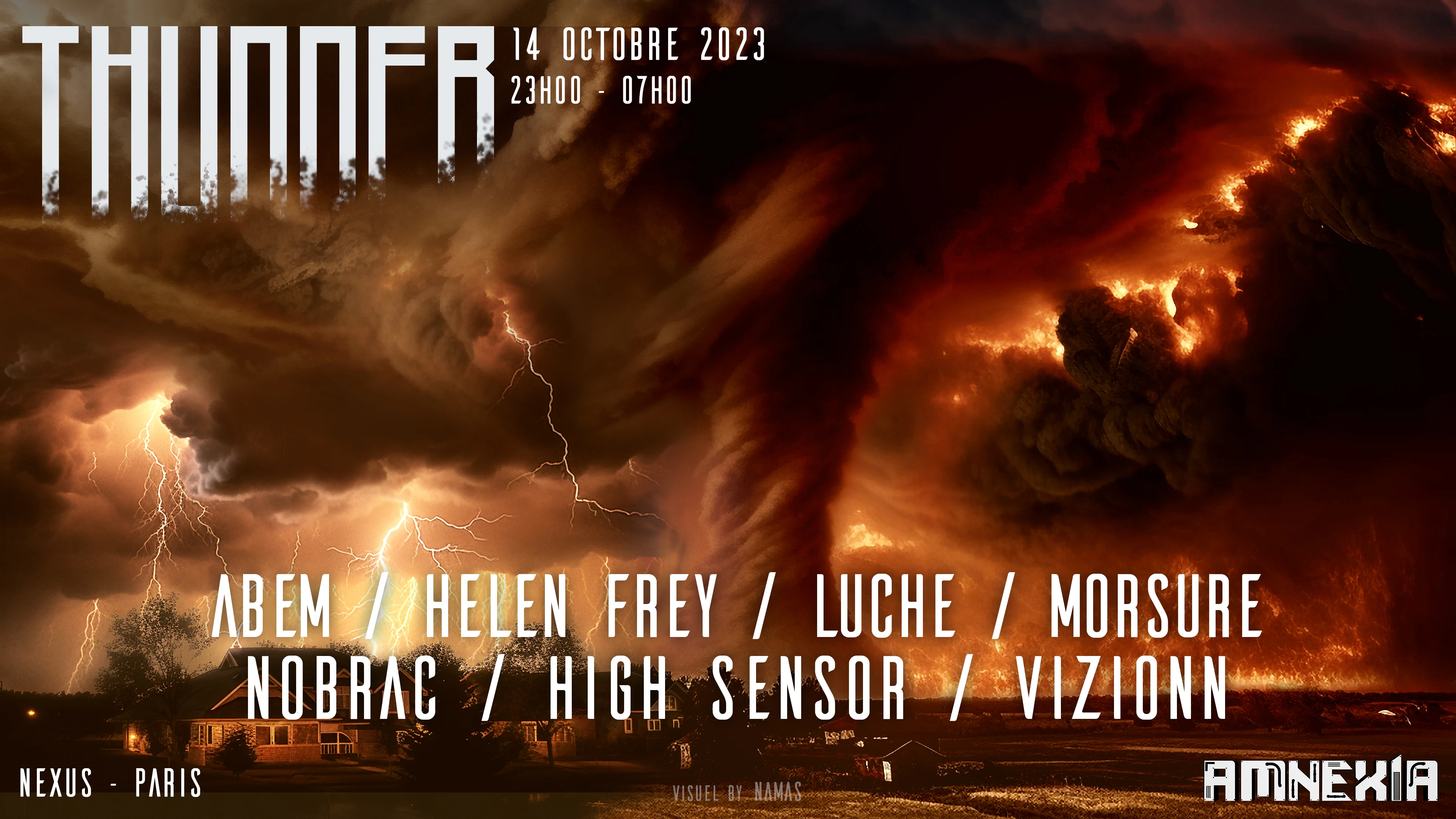 Thunder X Nexus : Vizionn, Nobrac, Morsure, Luche & More ! Cover