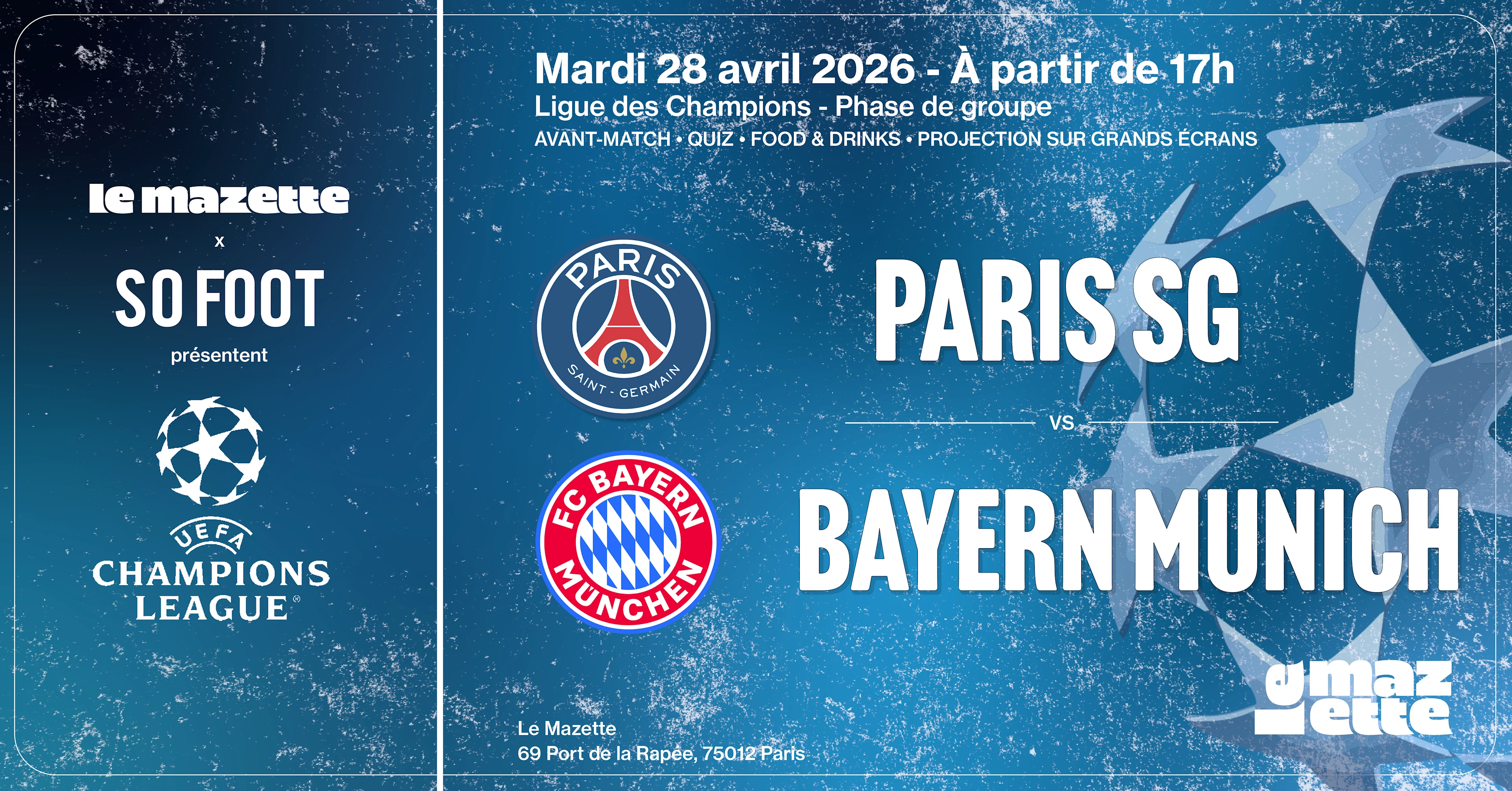 So Fooooot : Psg Vs Bayern Munich !!!! Cover